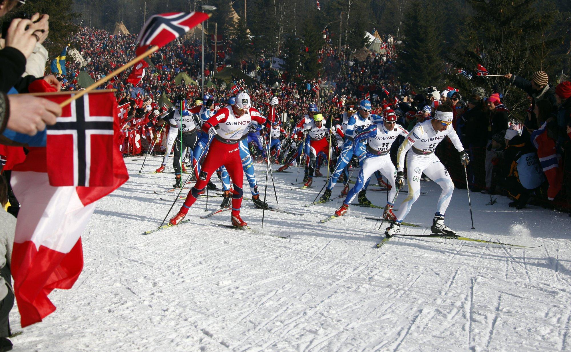 Norralastelt rööviti Holmenkolleni suusapidu, sõitjad nõuavad kuninglikku distantsi tagasi võistluskavasse
