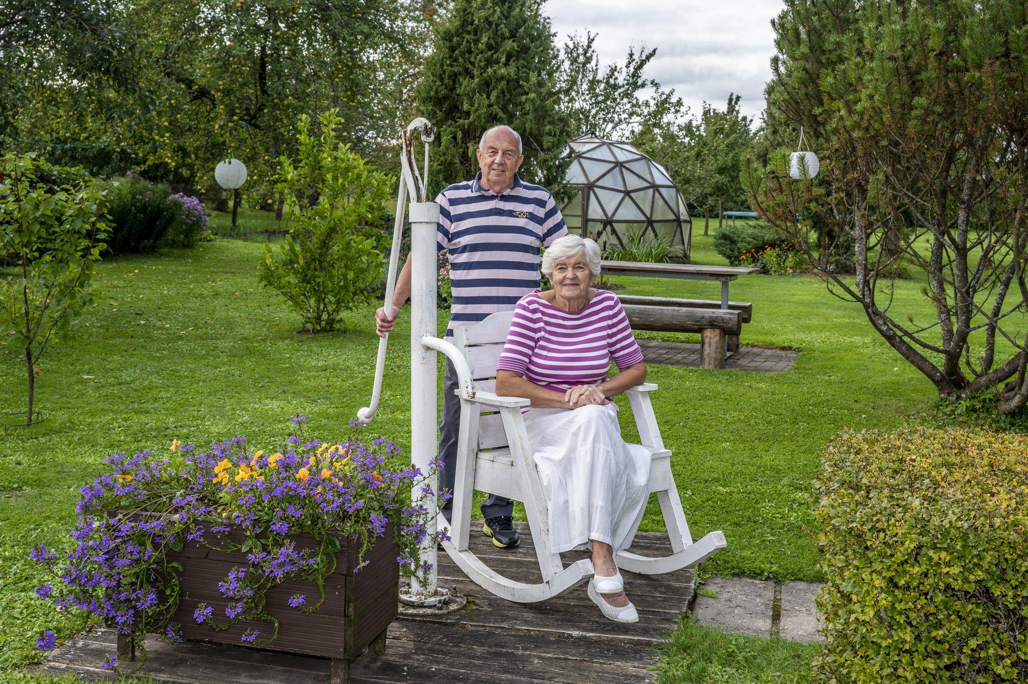 Lapselapsed aitasid vanavanemate Järva-Jaani alevis asuva maja stiilselt üles vuntsida