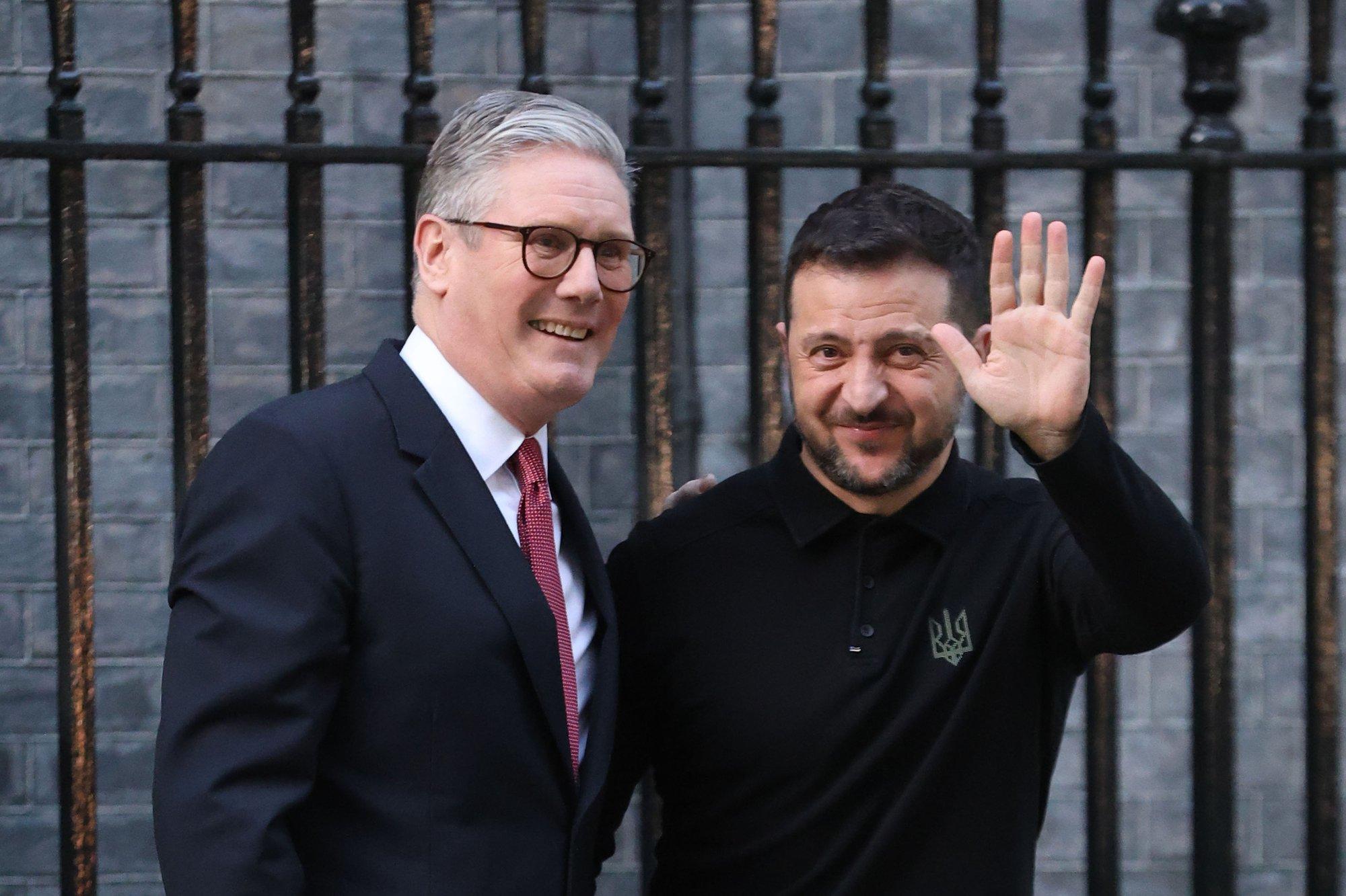 Briti peaministriga kohtunud Zelenskõile kinnitati, et Ukrainal on riigi täielik toetus