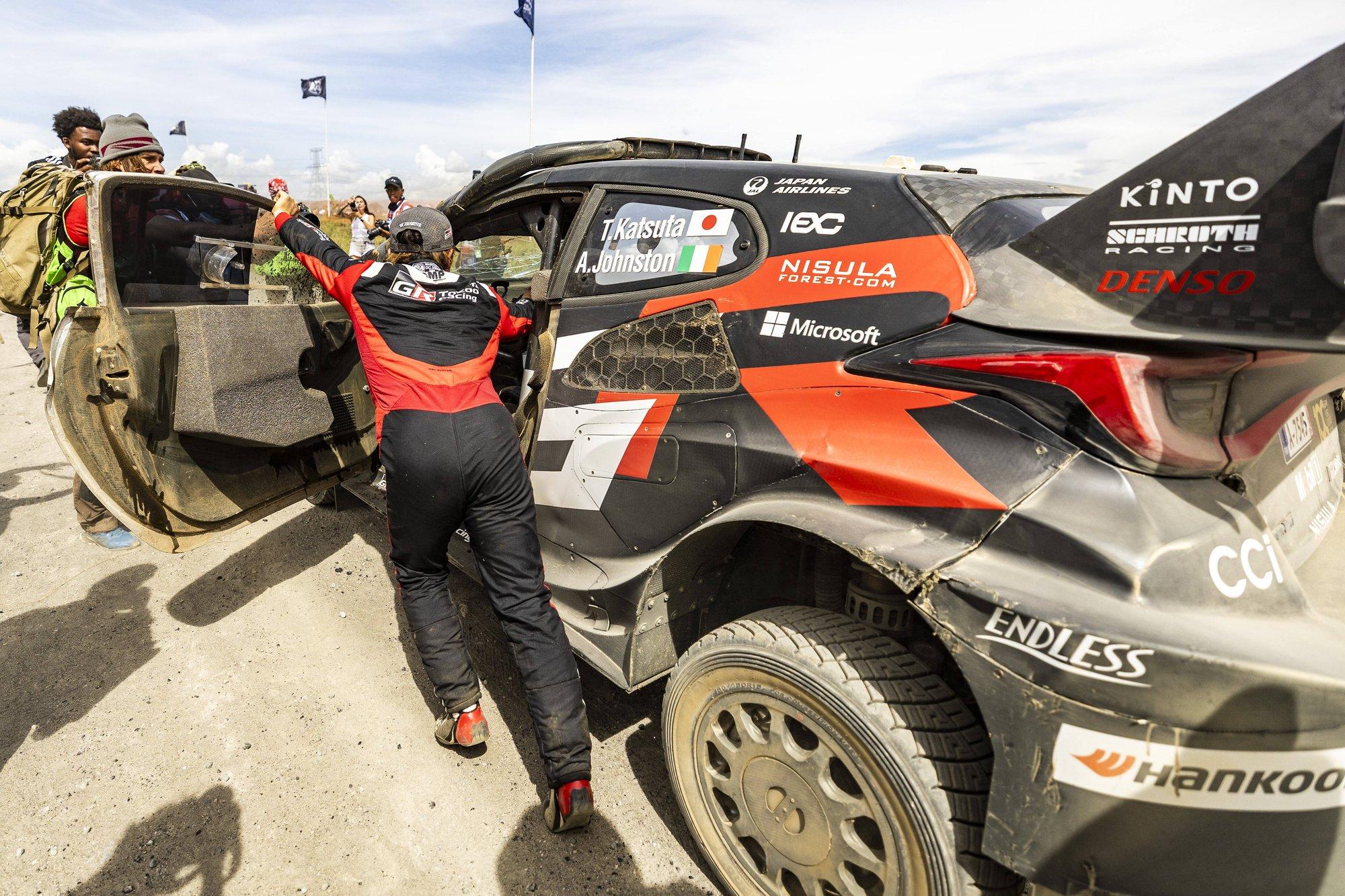 Punktikatsel auto lõhkunud Katsuta jäi teenitud punktidest ikkagi ilma