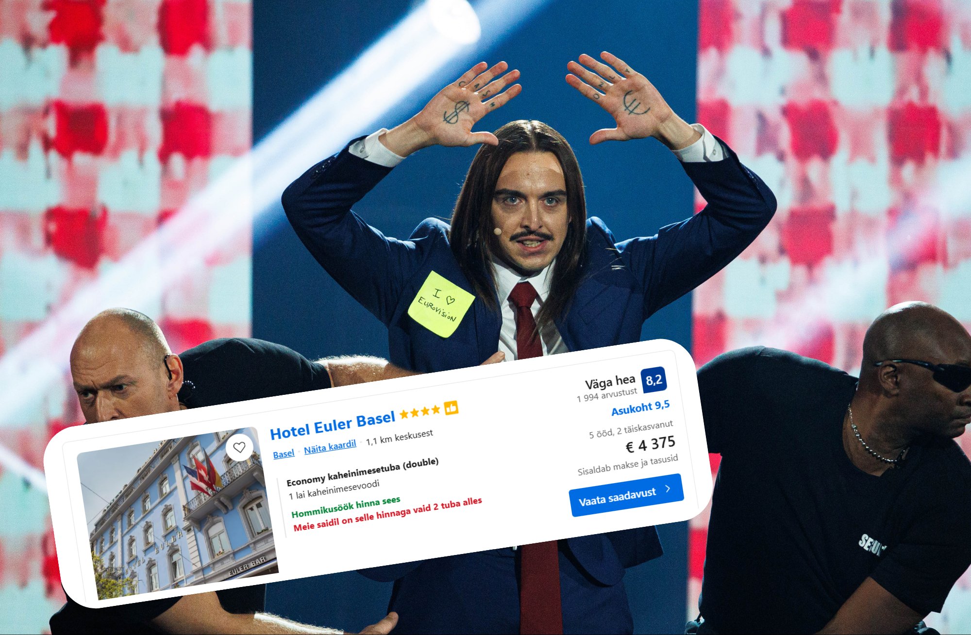 Plaanid minna Eurovisionile Tommy Cashile kaasa elama? Baselis ööbimise eest tuleb maksta hingehinda
