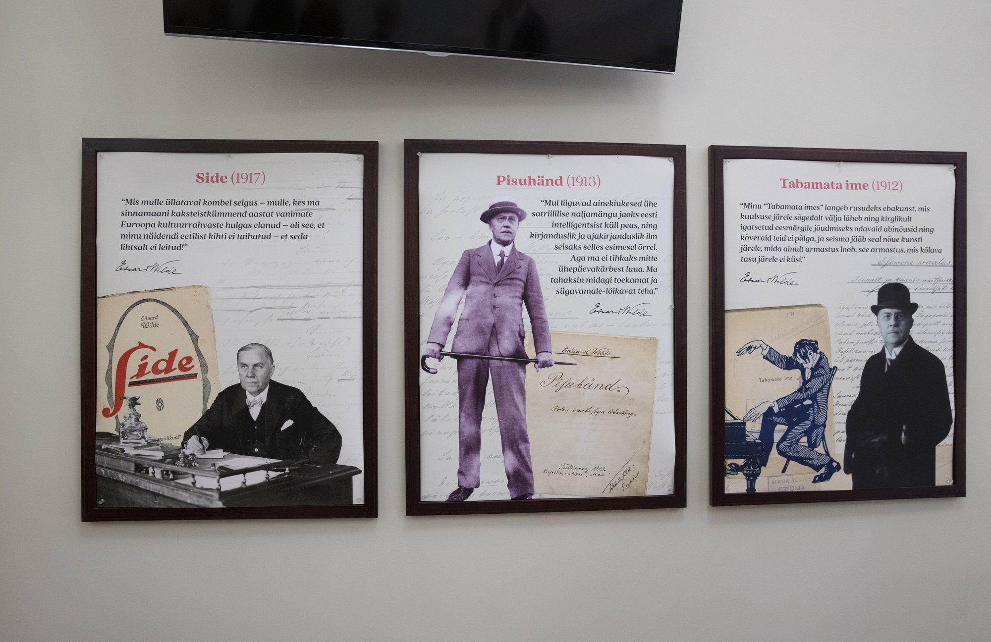 FOTOD | Eduard Vilde 160. Rahvusooperis avati kirjamehe dramaturgitöö auks näitus „Estoonlane Eduard Vilde“