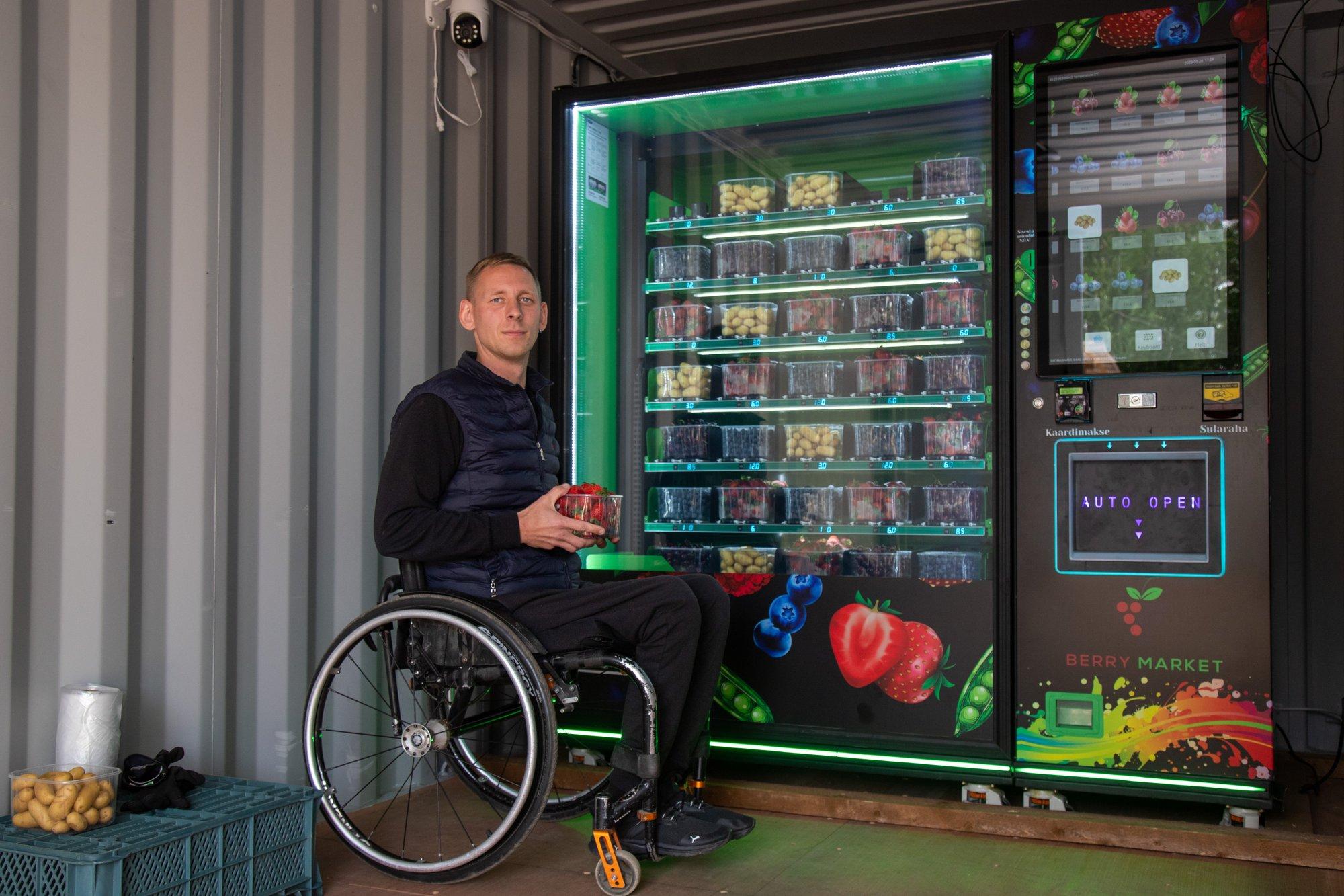 Viljandi mees kolis marjamüügi lettidelt automaatidesse. „Keskuste ees on rendihinnad ulmelised“