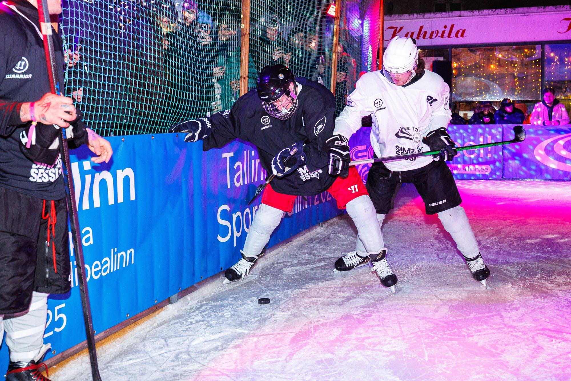 FOTOD | Simple Sessioni rula- ja BMX-sõitjad selgitasid välja, kumb mängib paremini hokit