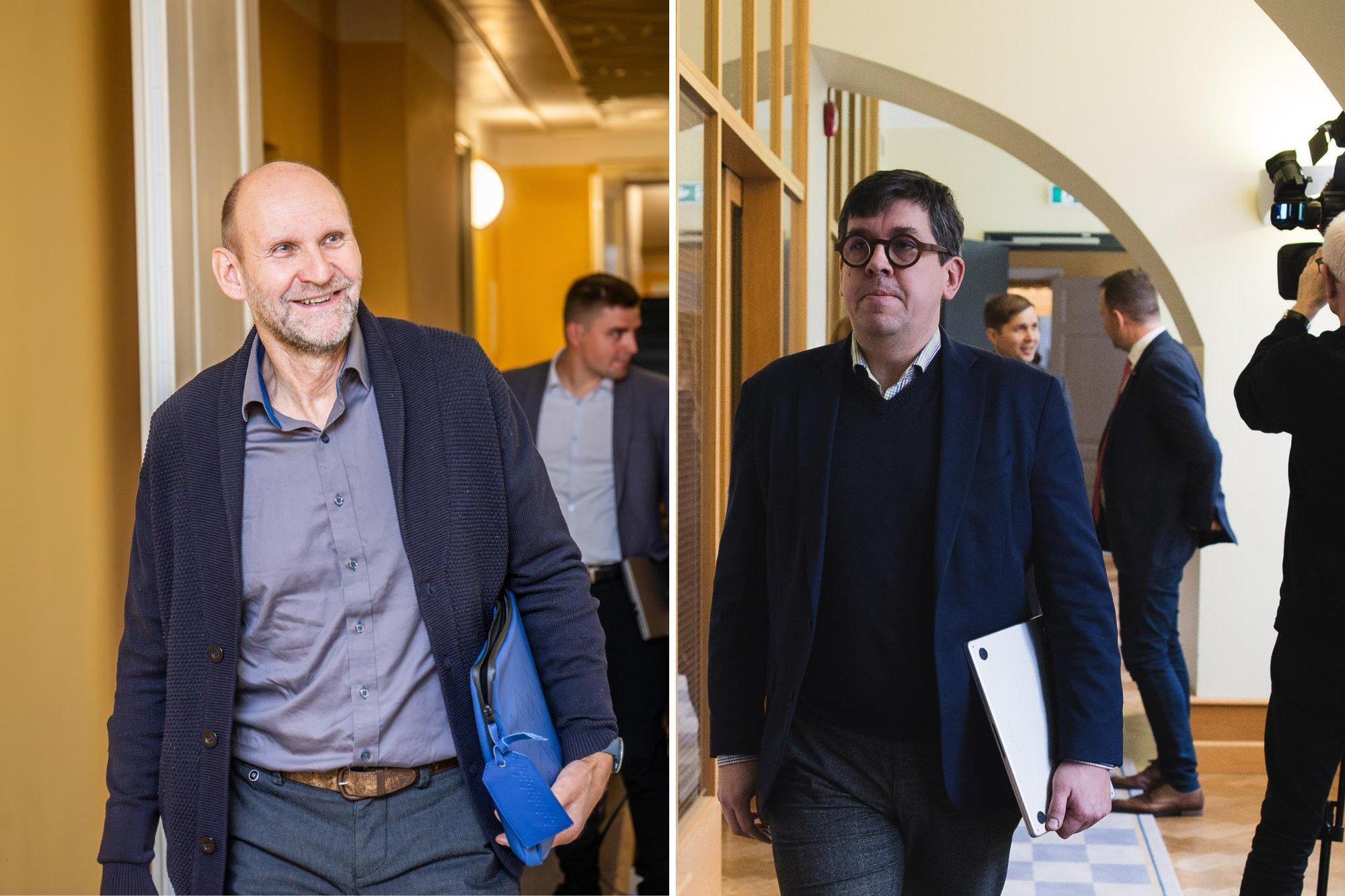 Helir-Valdor Seeder ja Priit Sibul käisid Isamaa kriminaalasjas ütlusi andmas