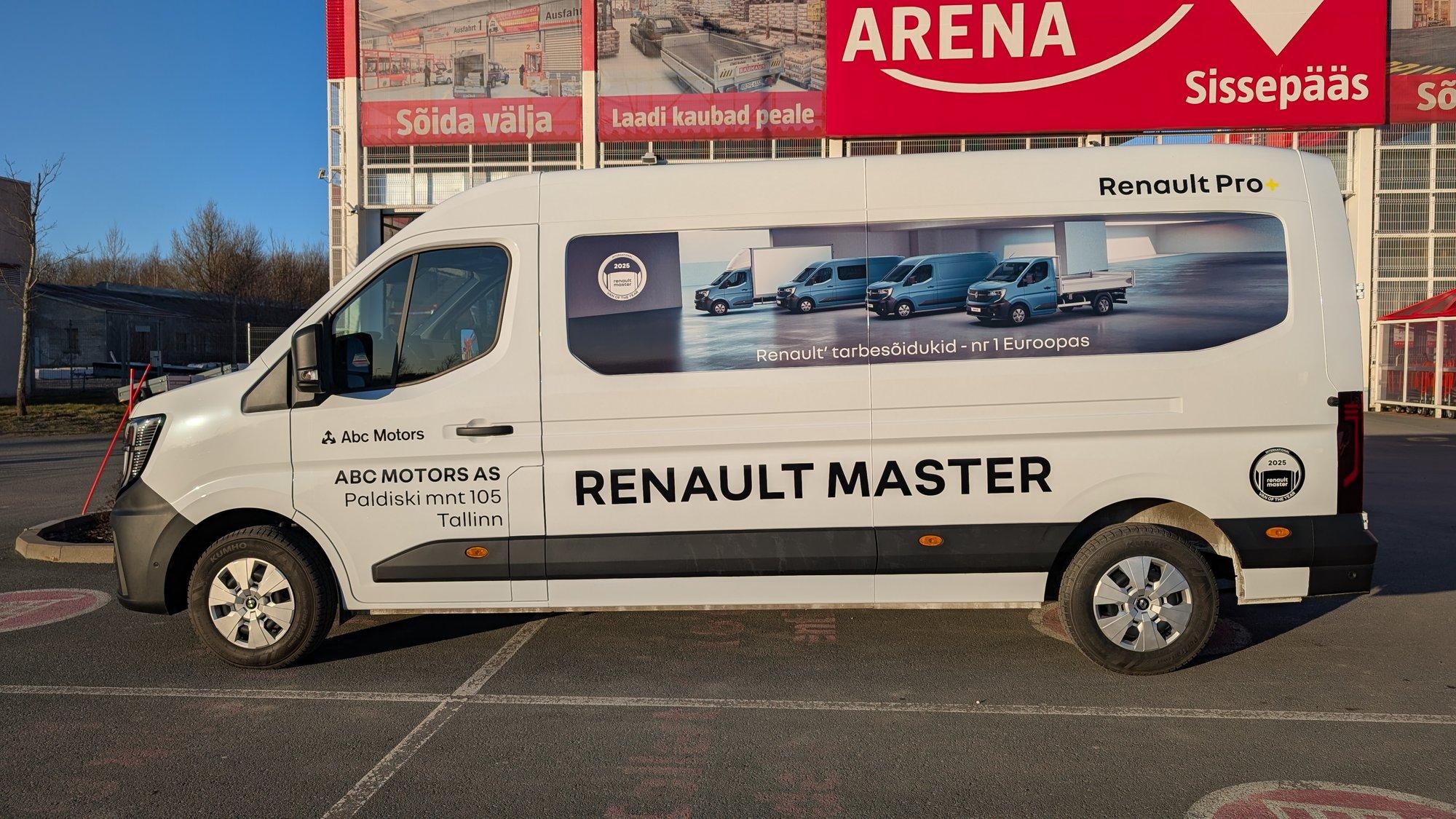 POOVISÕIT | Renault Master – lihtne ja tõsine töötegija, maailma aasta kaubiku nime igati väärt