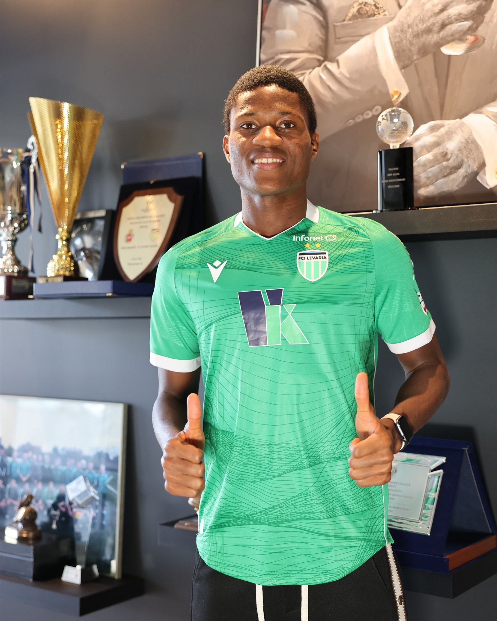 Levadiaga liitus lõbusa nimega keskkaitsja. „Ma ei teadnud varem Eestist midagi, aga siin elavad head inimesed“