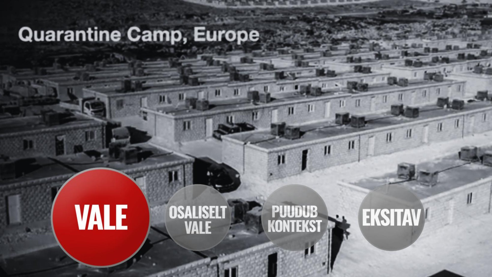 FAKTIKONTROLL | Kas USA-l ja Euroopal on koonduslaagrid, kuhu lukustatakse vaktsineerimata inimesed? Ei