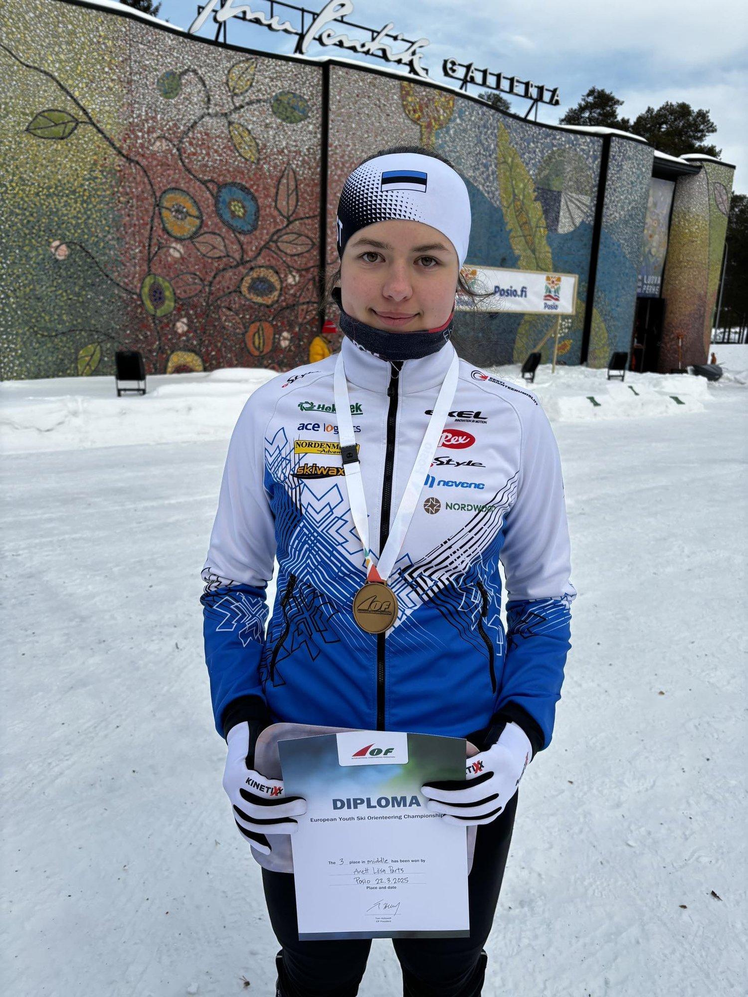 Anett Liisa Parts võitis noorte EMil pronksmedali