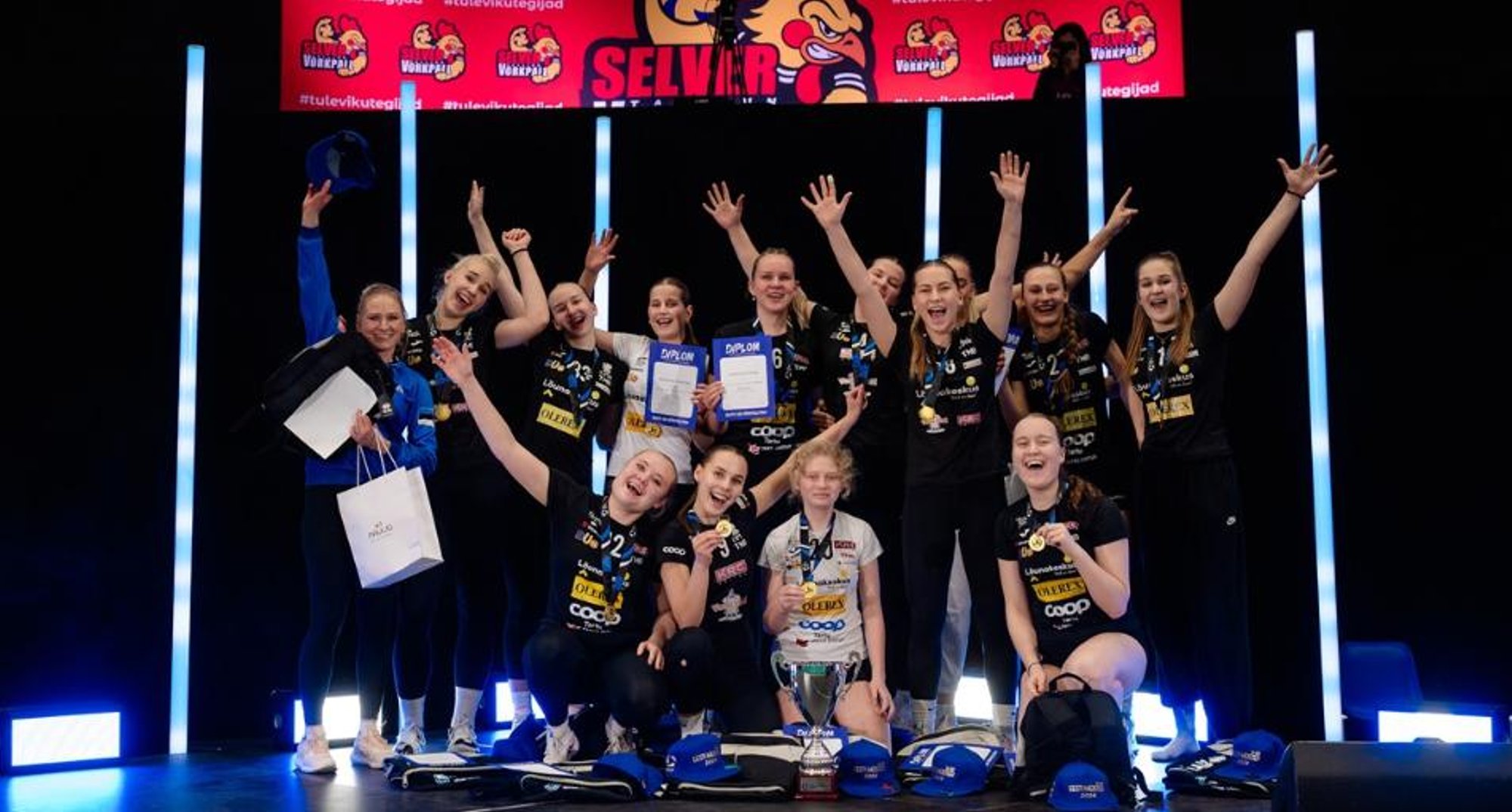 Selgusid võrkpalli U20 vanuseklassi Eesti meistrid