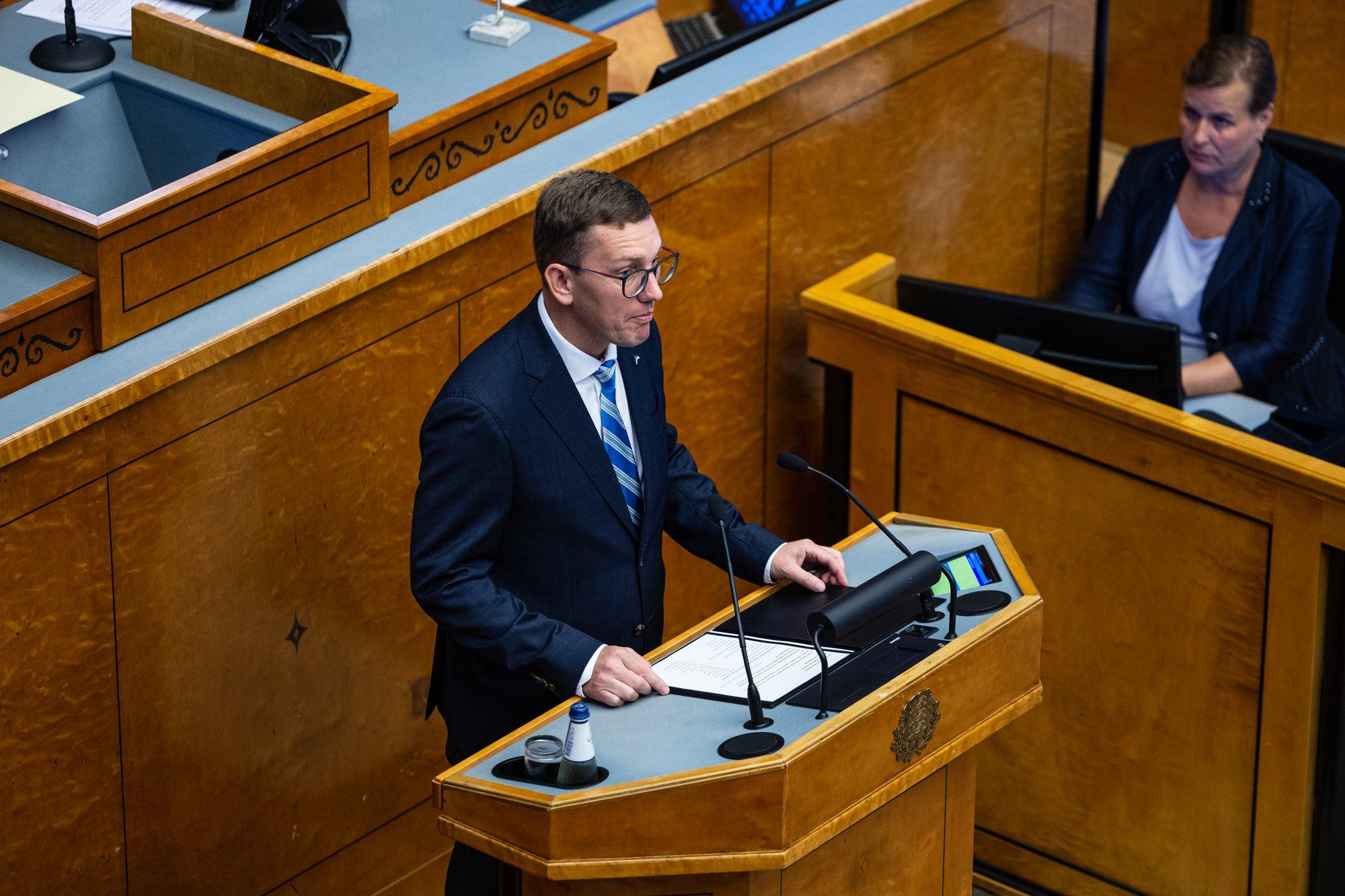 Peaminister Michal riigikogule: meie sihiks on kõrge lisandväärtusega majandus