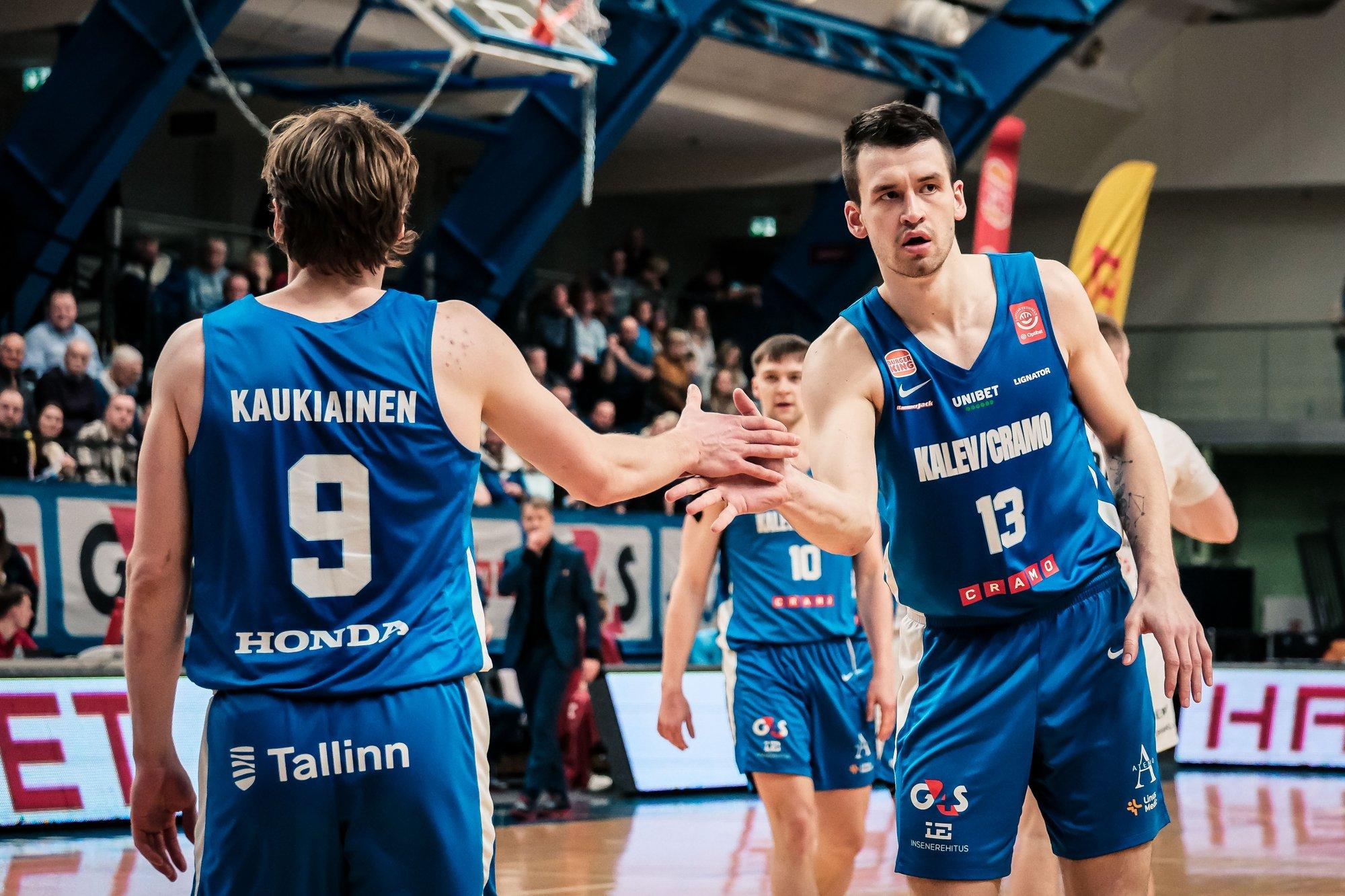 FOTOD JA TIPPHETKED | Kalev/Cramo läks Eesti-Läti liiga tulist poolfinaalseeriat juhtima