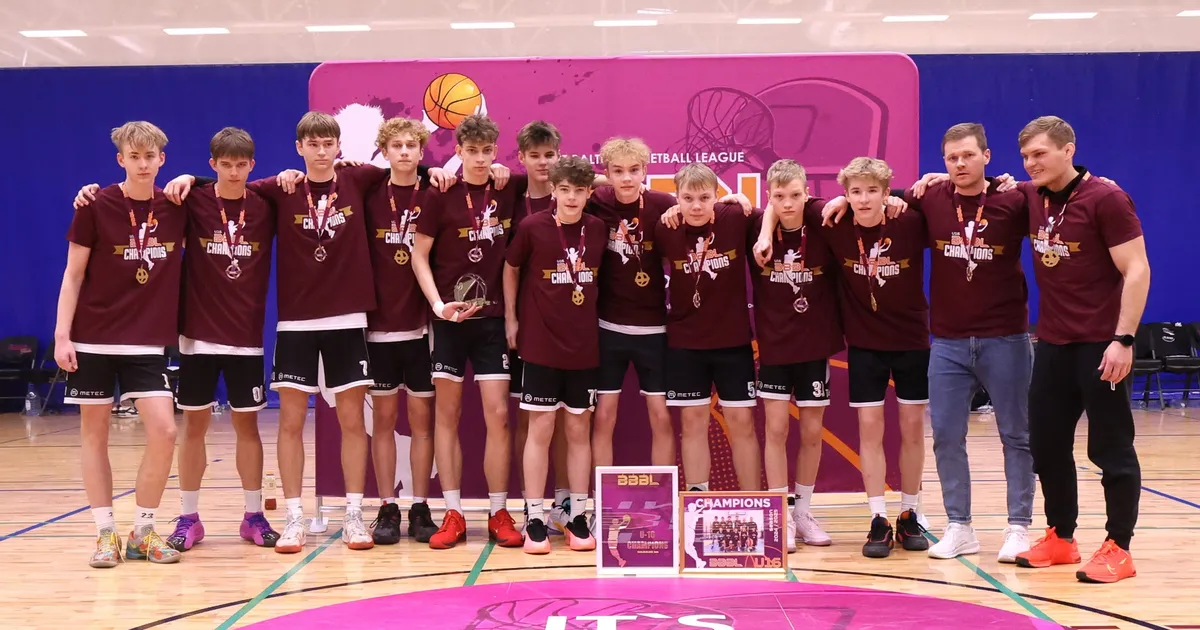Ülikooli korvpallikooli noored krooniti Balti liiga meistriks