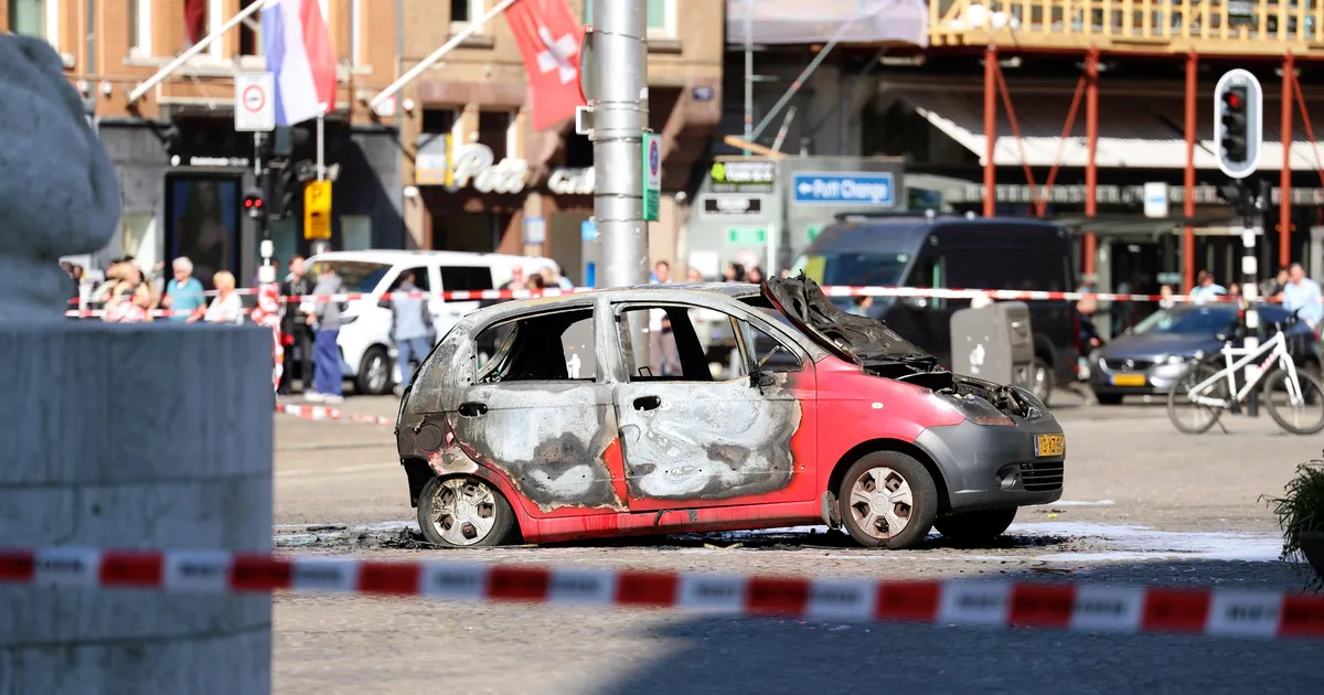 Amsterdami kesklinnas plahvatas auto