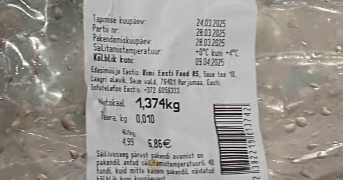 ÕÕVASTAV LEID ⟩ Tallinlane oli sunnitud tarbimiseks kõlbmatu lihatüki poele tagastama