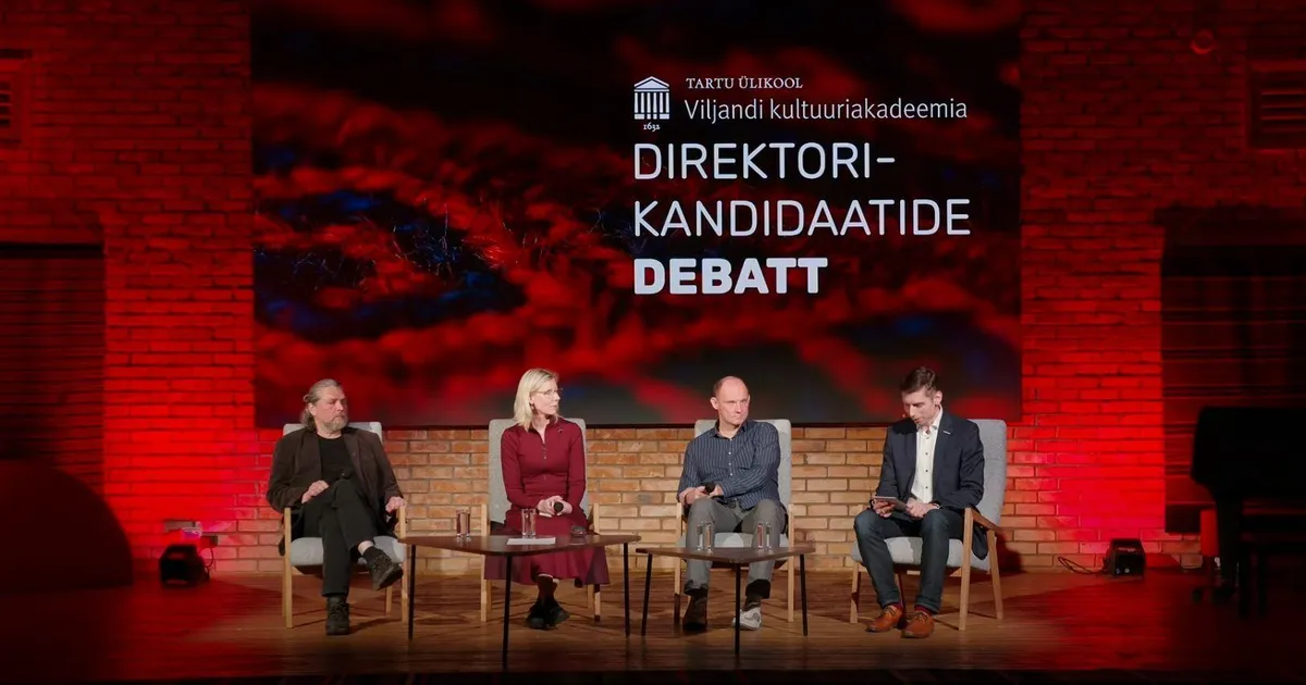 Direktorikandidaatide debatil võitsid tudengite tähelepanu vaimse tervise ja professionaalse arengu teema
