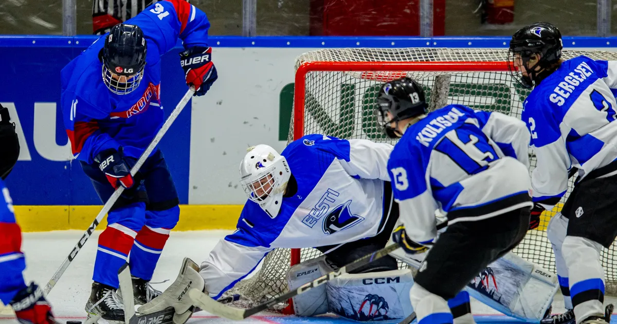 Eesti hokinoored alustasid MMi suureskoorilise kaotusega