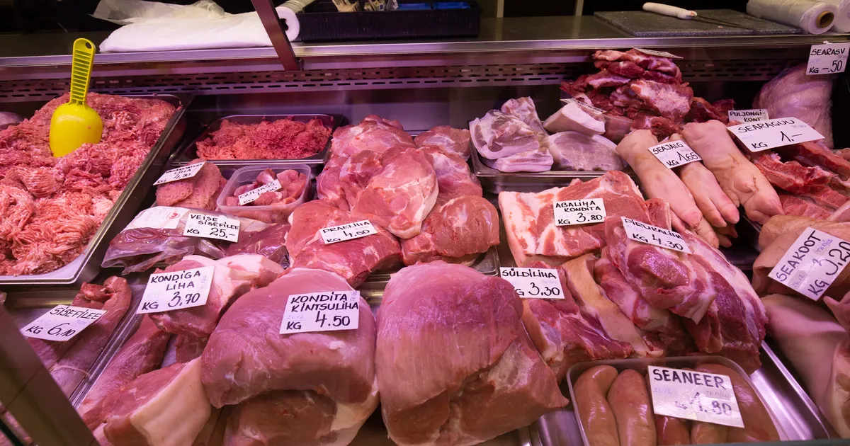 Üle poole Eestis tarbitud lihast on kodumaine