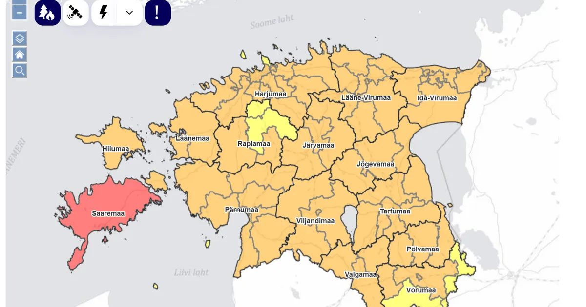 Tuleoht suureneb üle Eesti, Peipsiääre vallas lõke juba põhjustas kulupõlengu