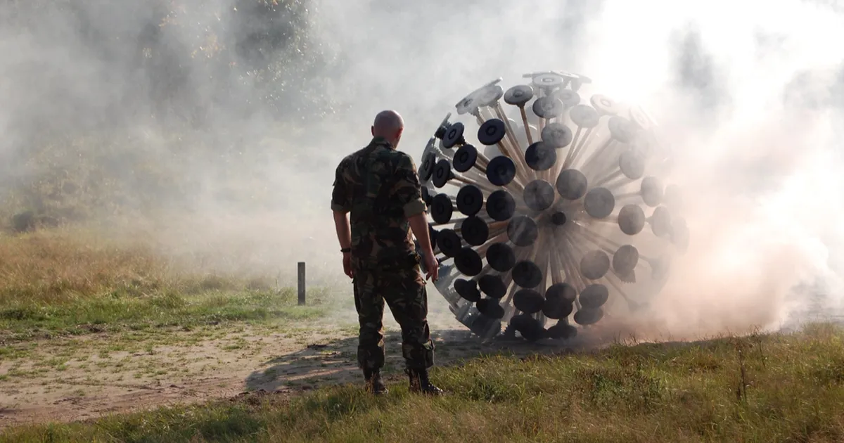 Nagu hiiglaslik koroonaviirus – hollandlased on loonud sellise miinitõrjemasina