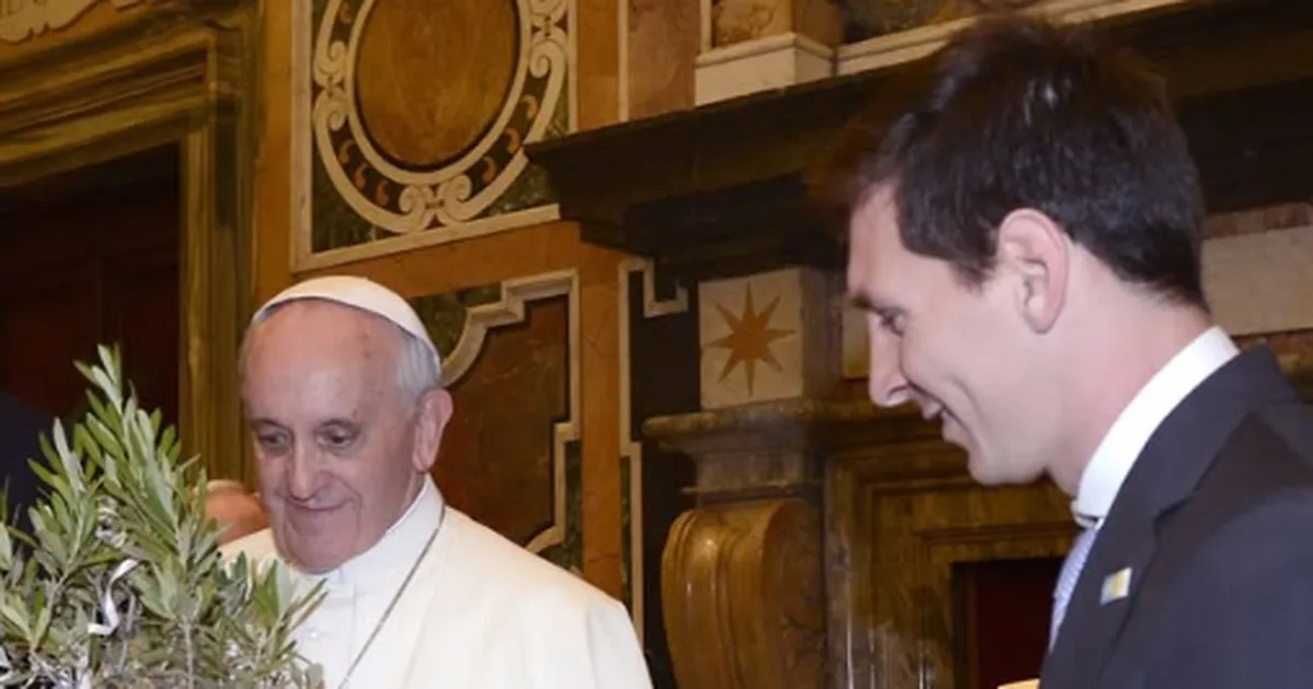 Lionel Messi tegi paavstile südamliku järelhüüde