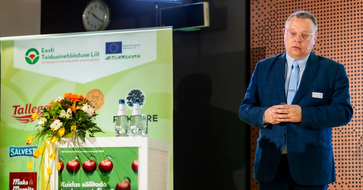 Eamets toidutööstuse konverentsil: suur osa Eesti toiduekspordist on tooraine