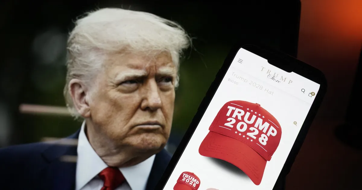 Trump hakkas 2028. aasta valimiste nänni müüma