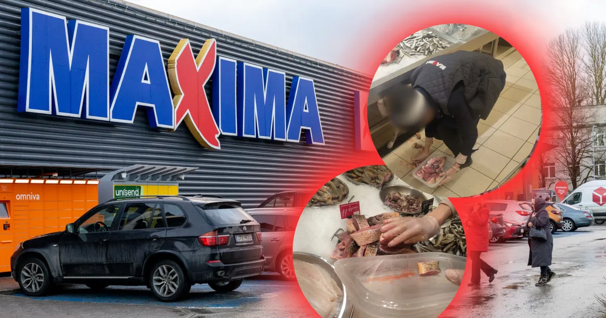 FOTOD ⟩ Põrandalt letile! Maximas tõstis müüja maha kukkunud karpkala müüki tagasi, kauplus vabandab juhtunu pärast