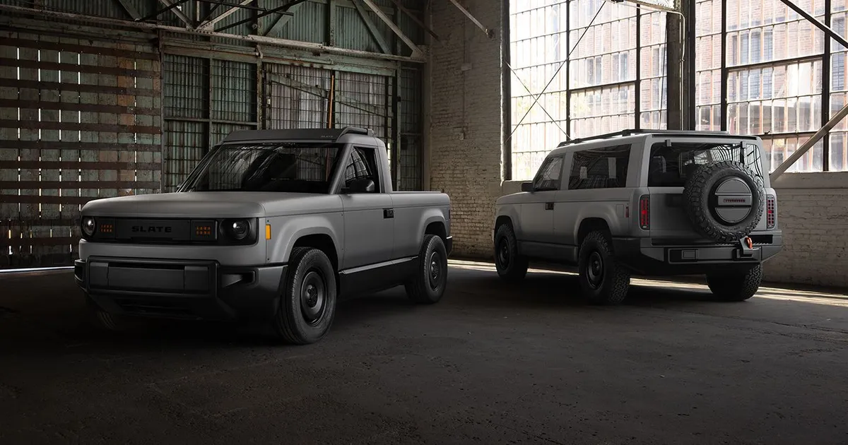 See ongi tulevik? Uus üliodav elektrikastikas Slate lubab särtsuautode hinnad alla tuua