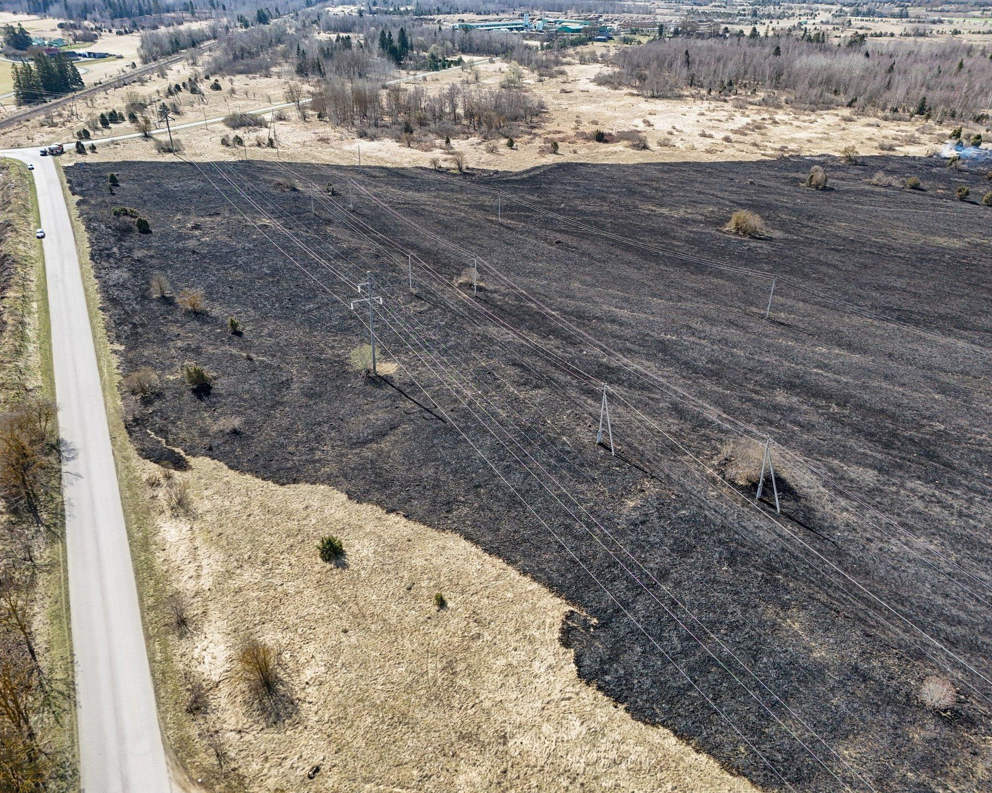 FOTOD | Ojakülas möllab ulatuslik kulupõleng