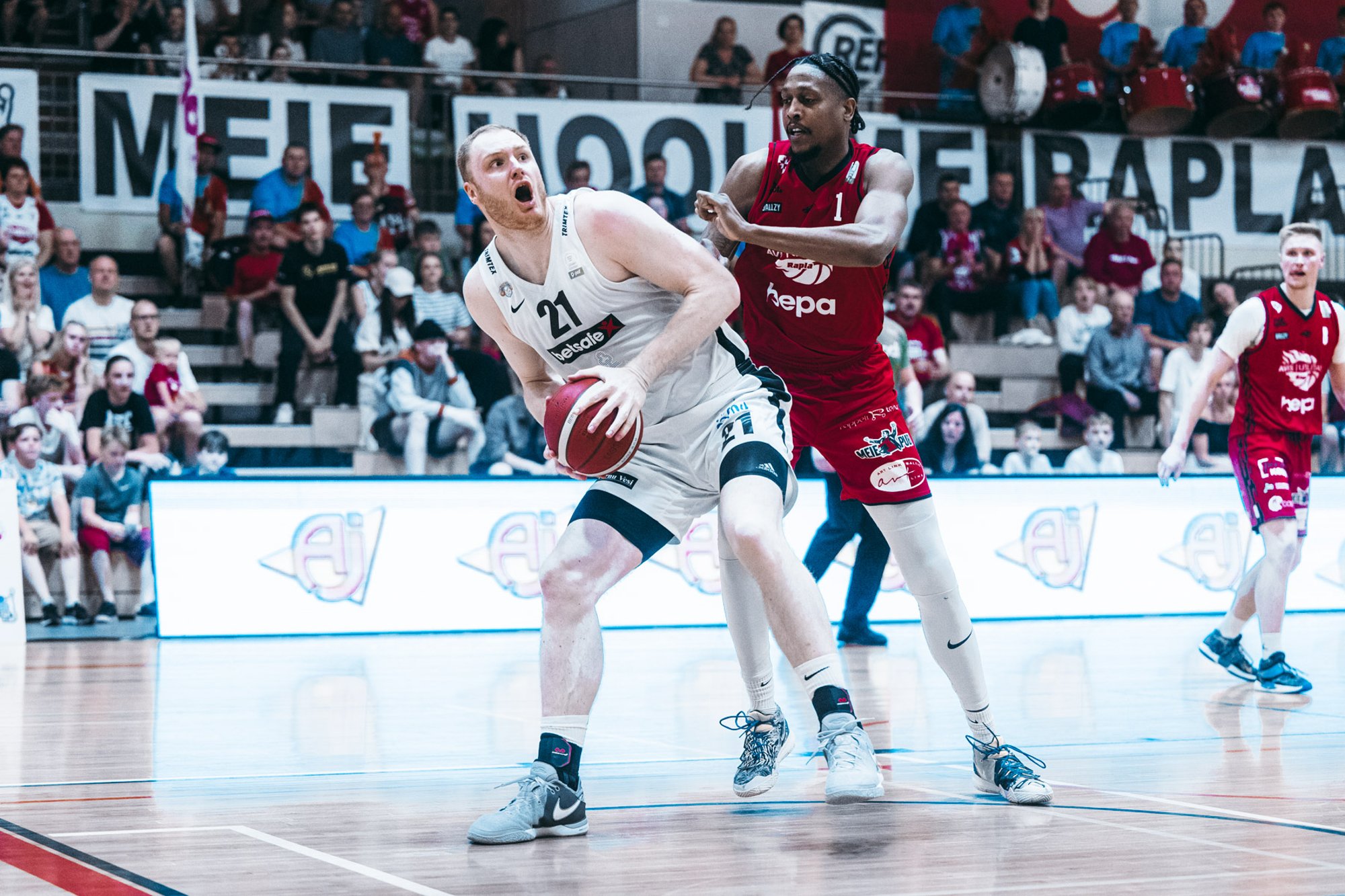 TIPPHETKED JA FOTOD | Rünnakul lustinud ja 100 punkti visanud Rapla Utilitas läks veerandfinaalseeriat 2:1 juhtima