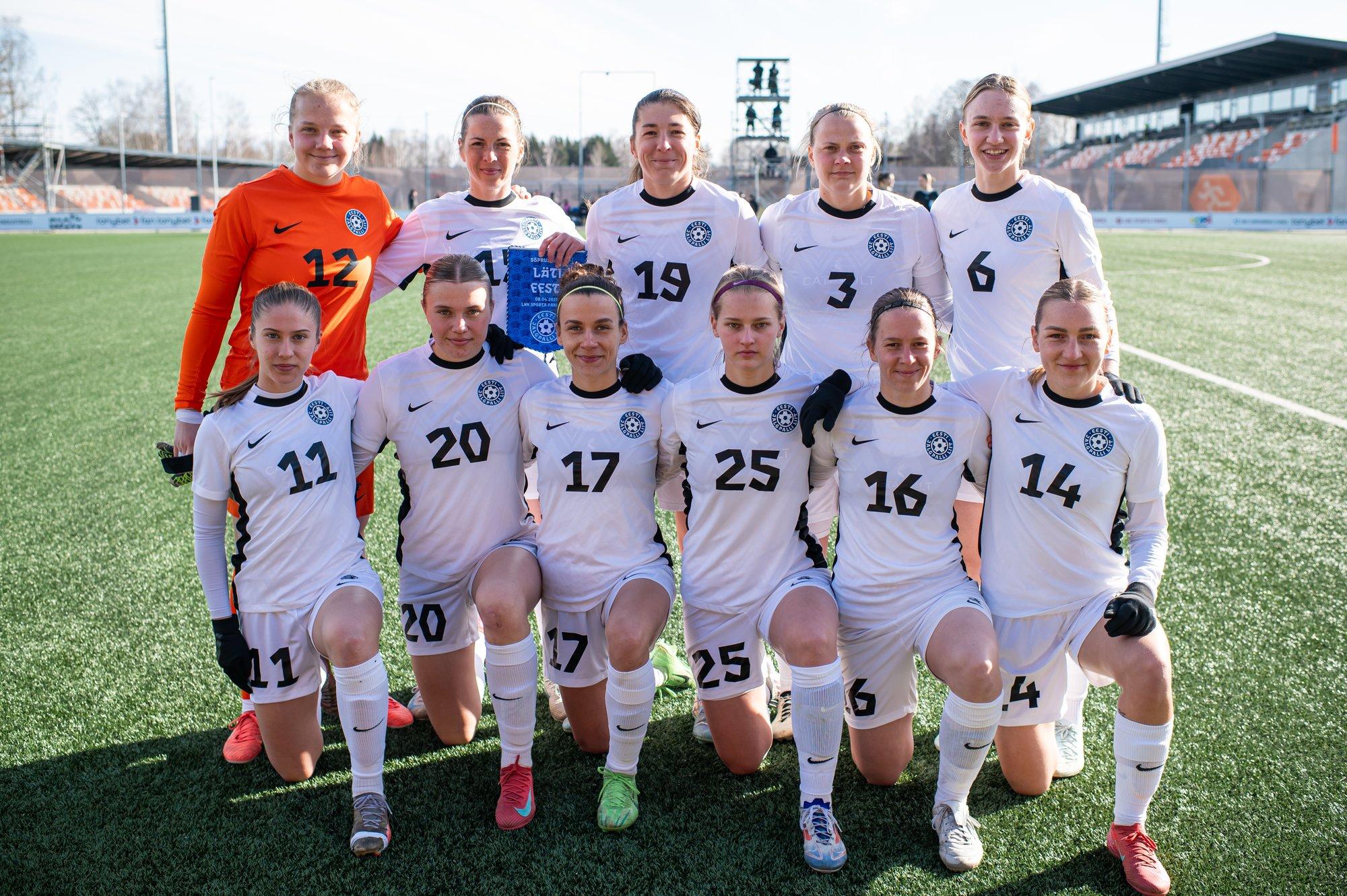 Penaltil eksinud naiste jalgpallikoondis ei suutnud lõunanaabreid üle mängida