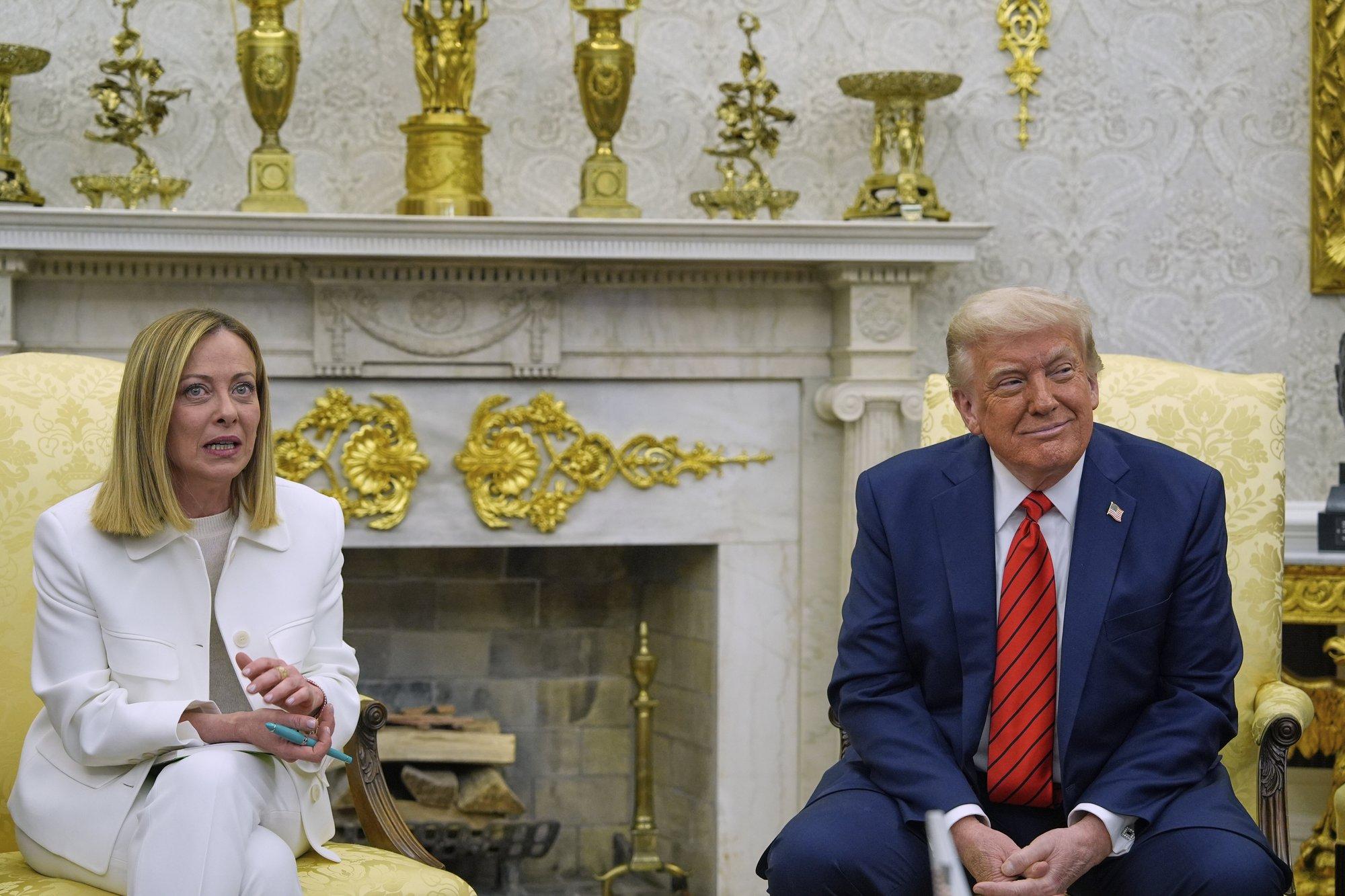 Trump ja Itaalia Meloni olid enne kohtumist optimistlikud. Trump: kaubanduslepe tuleb, 100%