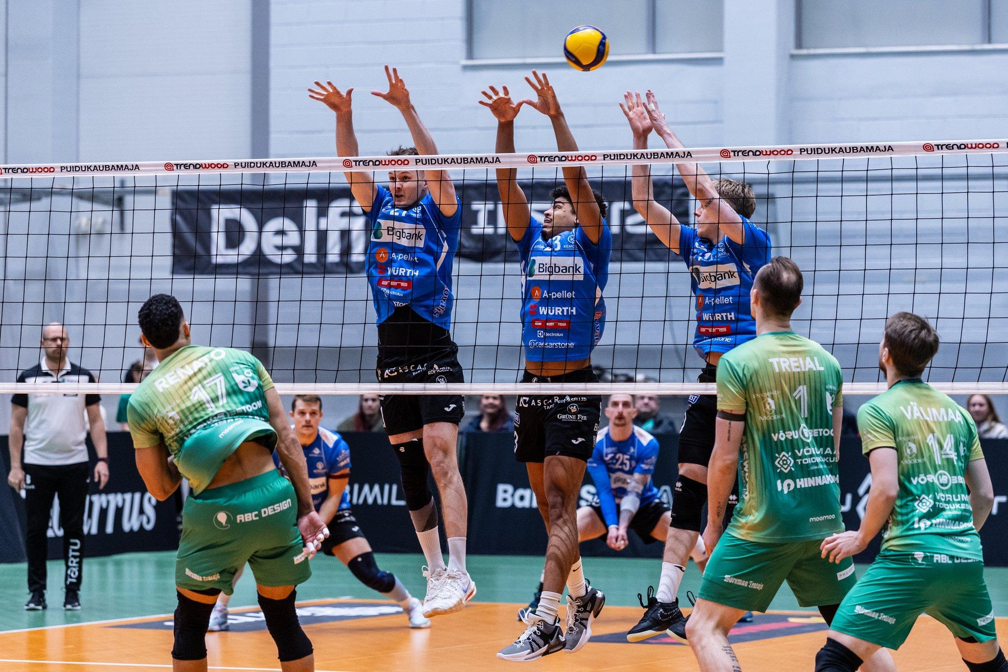 Tartu Bigbank võitis Võrus kuivalt ja jõudis meistritiitlist võidu kaugusele