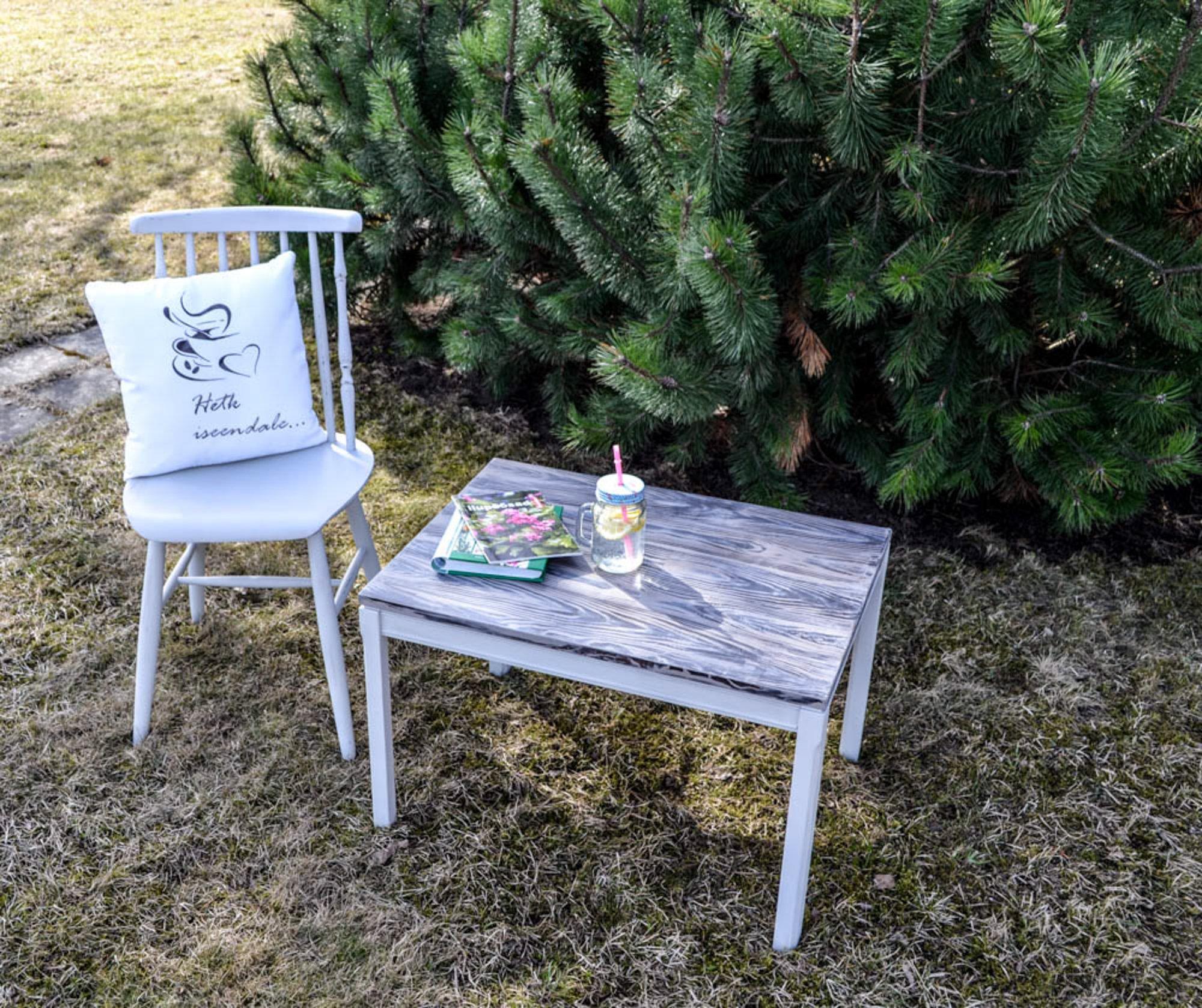 TOTAALNE MUUTUMINE | Vana tool ja laud said värskenduskuuri käigus täiesti uue ilme