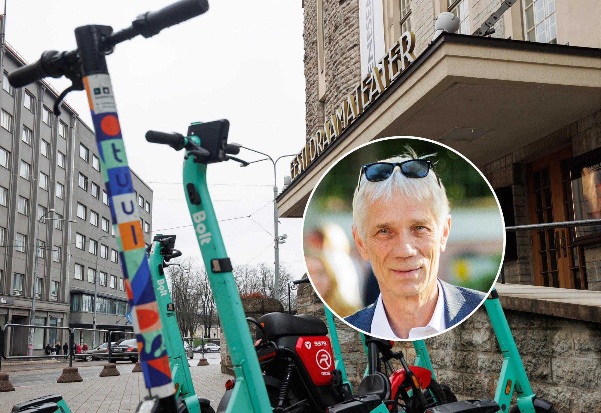 Renditõuksid vallutasid Draamateatri esise, blokeerides ka invakaldtee. Teatrijuht Rein Oja: probleemi tõsidus kasvab iga päevaga