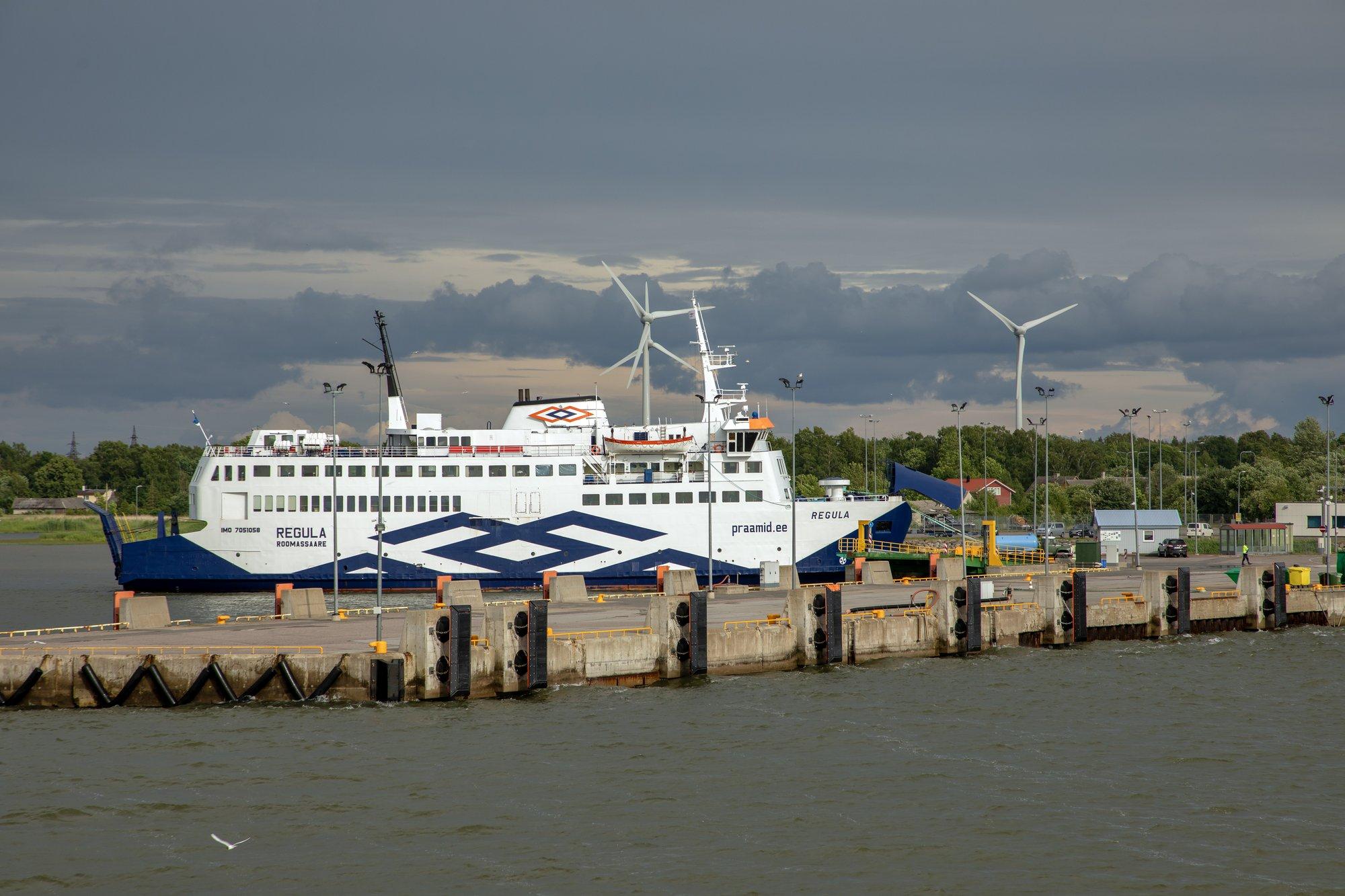 Virtsu-Kuivastu praam Regula ei välju ka homme hommikul