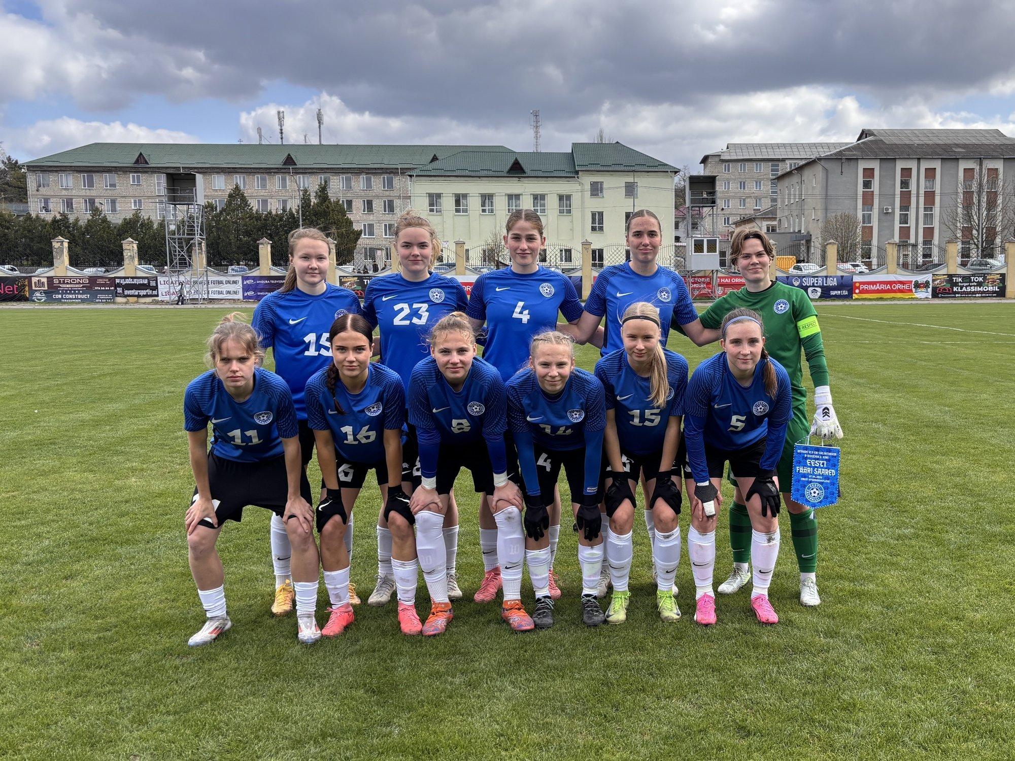 Eesti jalgpalli noortekoondist jäi alagrupi võidust lahutama üleminutite värav