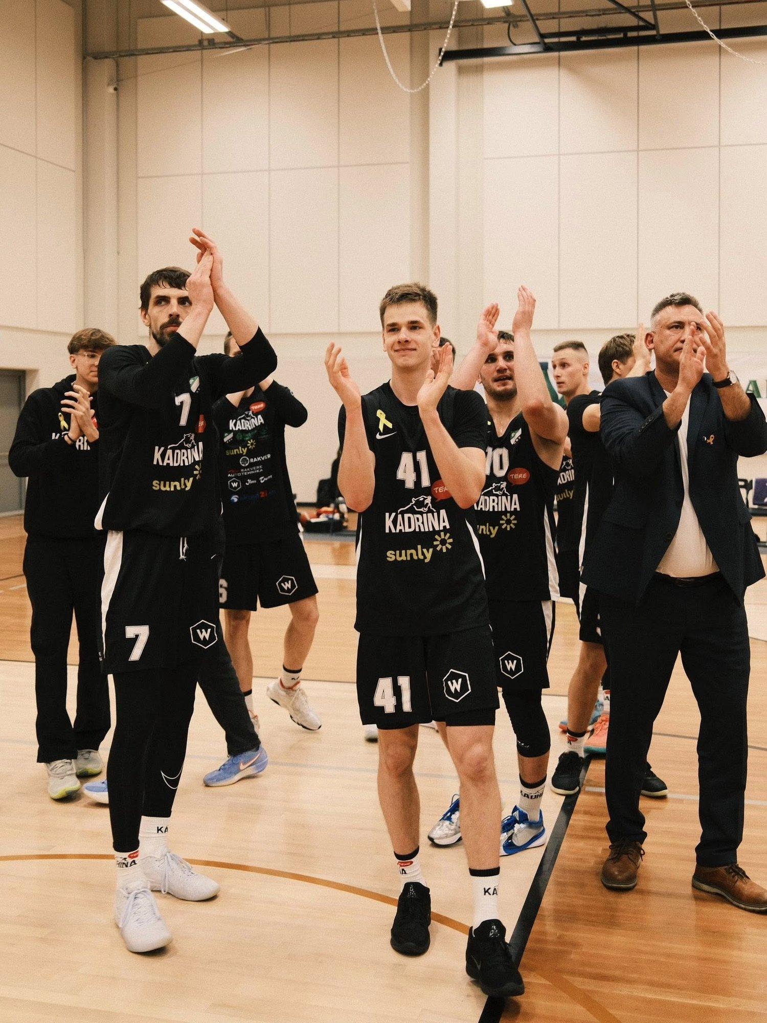 Lõpus lagunenud Reinar Halliku KK jäi esiliiga poolfinaalseeria avalahingus Kadrina Karudele alla