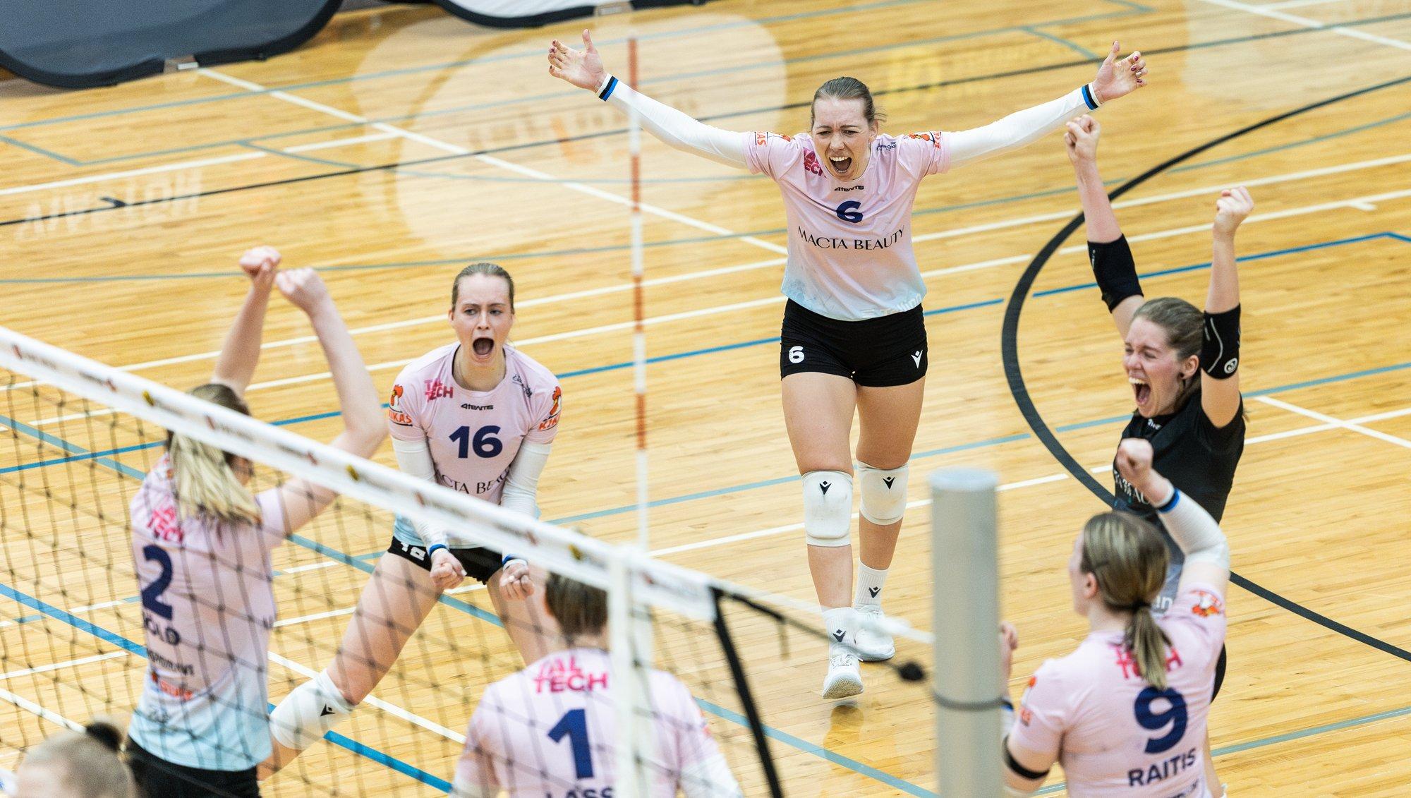 TalTech/Macta Beauty tuli 0:2 kaotusseisust välja ning krooniti Eesti naiste võrkpallimeistriks!