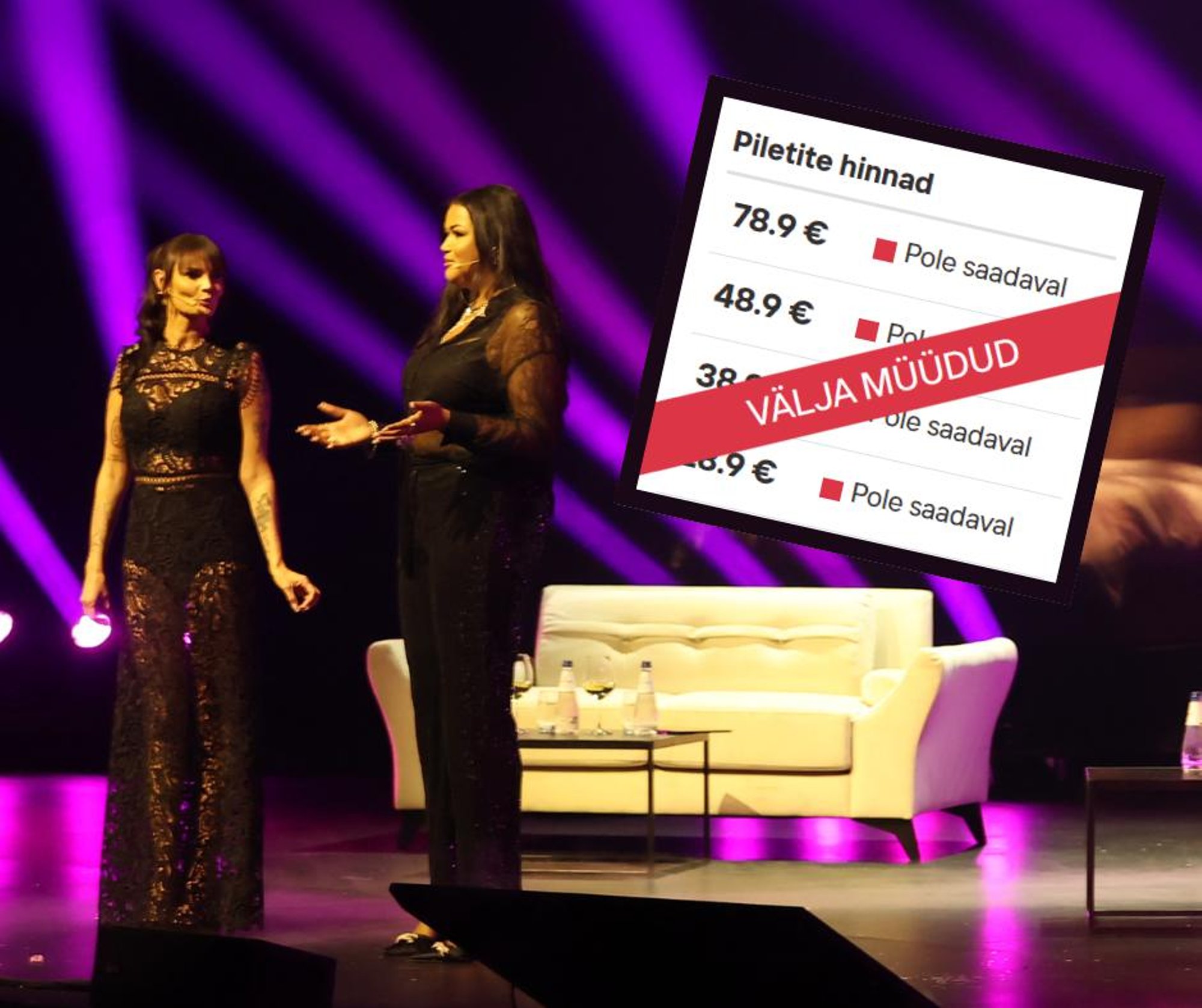 Üüratu summa! Malluka ja Pärtelpoja järgmise väljamüüdud vestlusõhtu piletitulu on peaaegu 100 000 eurot