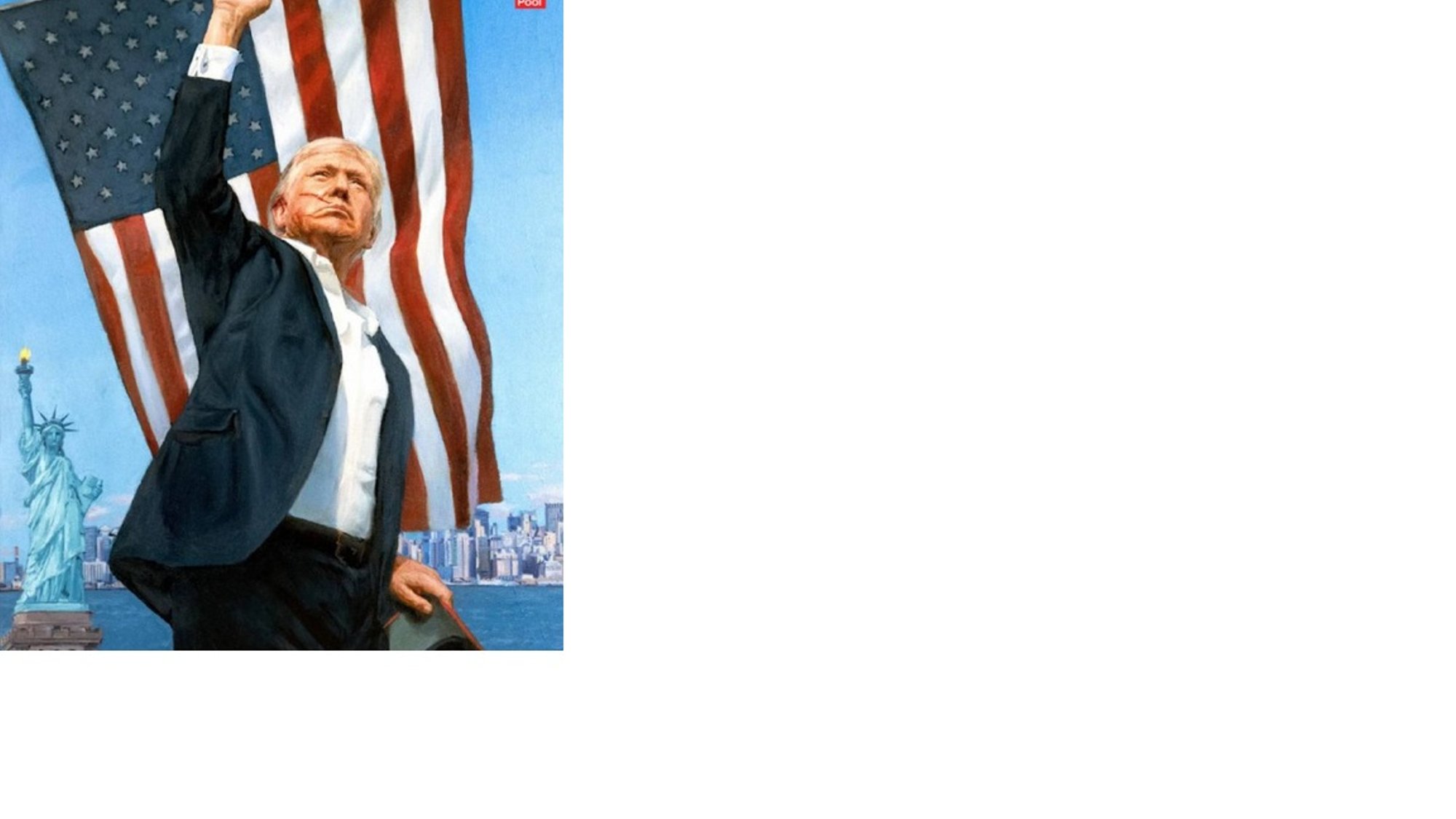 FOTO | Trump on Putini kingitud portreel verise näoga