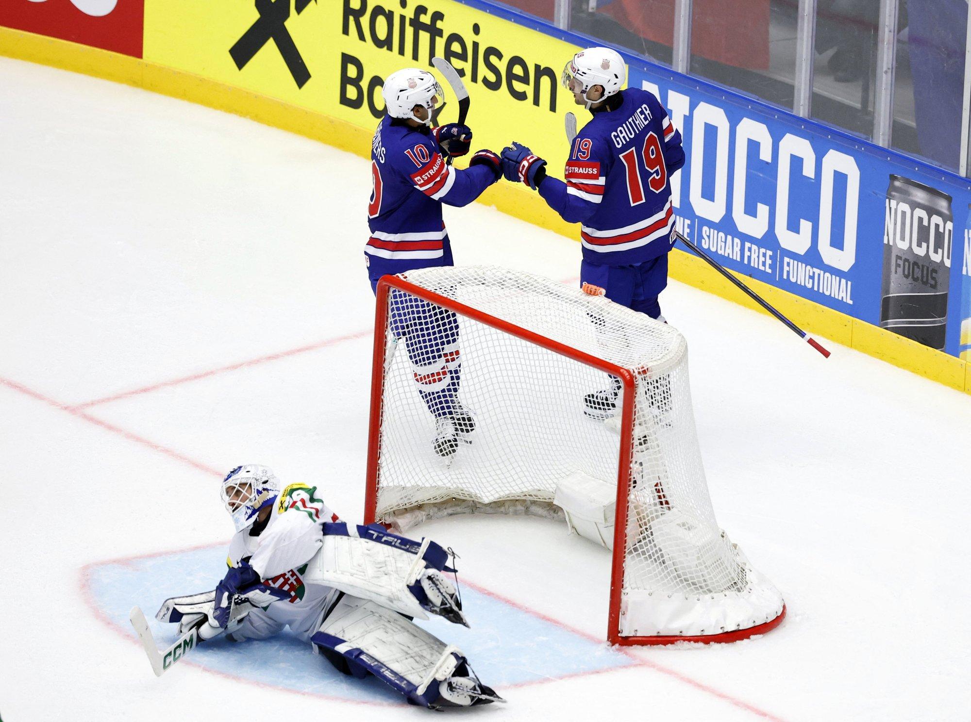 Jäähoki MM: USA võttis teise suureskoorilise võidu järjest, slovakid avasid võiduarve