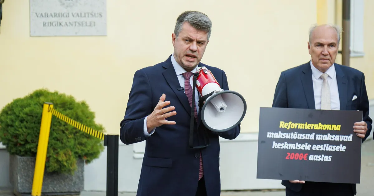 Reinsalu: homme teeb valitsus maksude osas uue rekordi