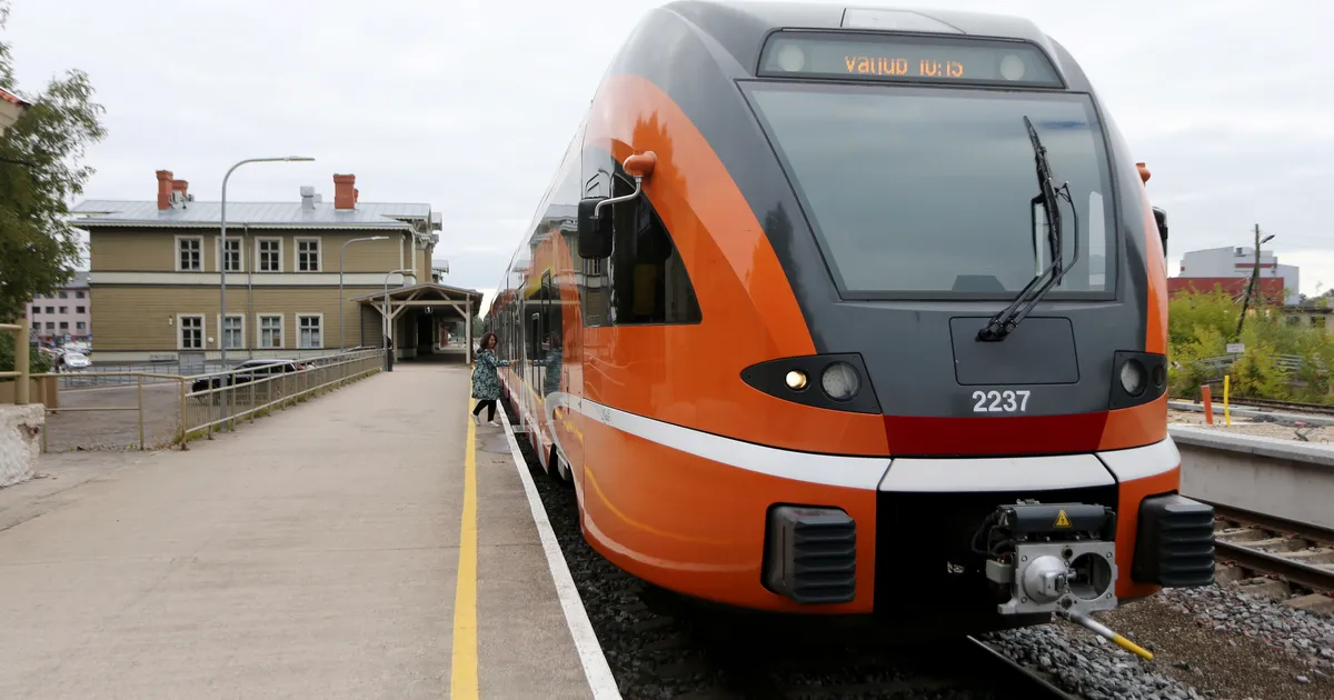 Raudtee remondi tõttu muutusid tänasest rongide sõiduplaanid