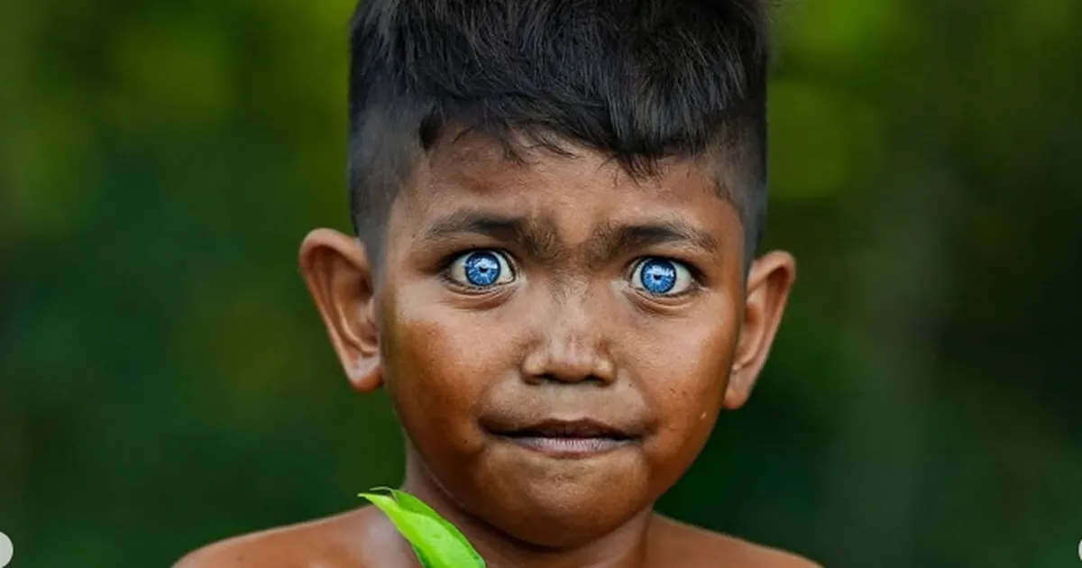 FOTO ⟩ Miks on selle Indoneesia hõimu liikmete silmad jääsinised? Müsteerium peitub just selles