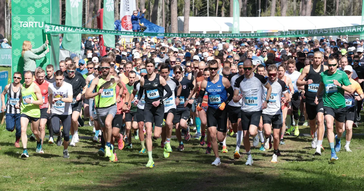 PILDID ⟩ Enam kui tuhandele jooksjale kõlas maastikumaratoni põhidistantsi stardipauk