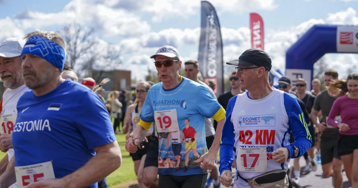 SUUR PILDIGALERII ⟩ Eesti vanimale maratonile tuldi Tansaaniast, Pakistanist ja Brasiiliastki