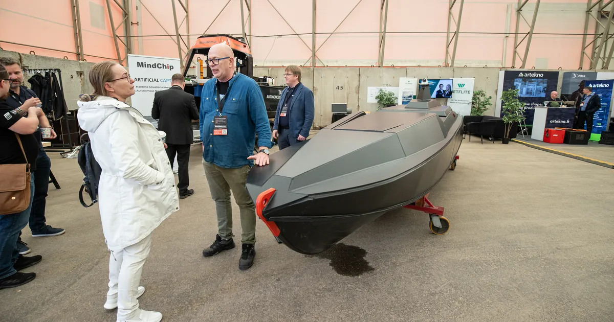 Kaitsetööstuse mess Bekkeri sadamas: droonid, droonid igal pool