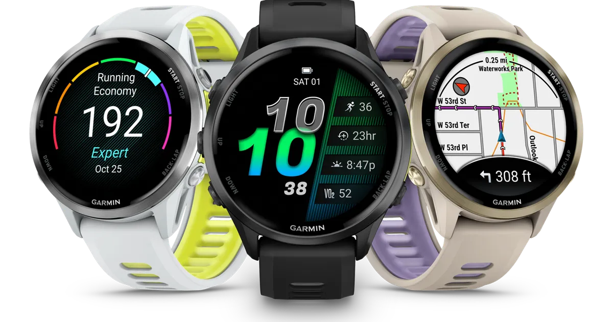 Garmin toob välja populaarsete treeningkellade täiustatud mudelid Forerunner 570 ja Forerunner 970